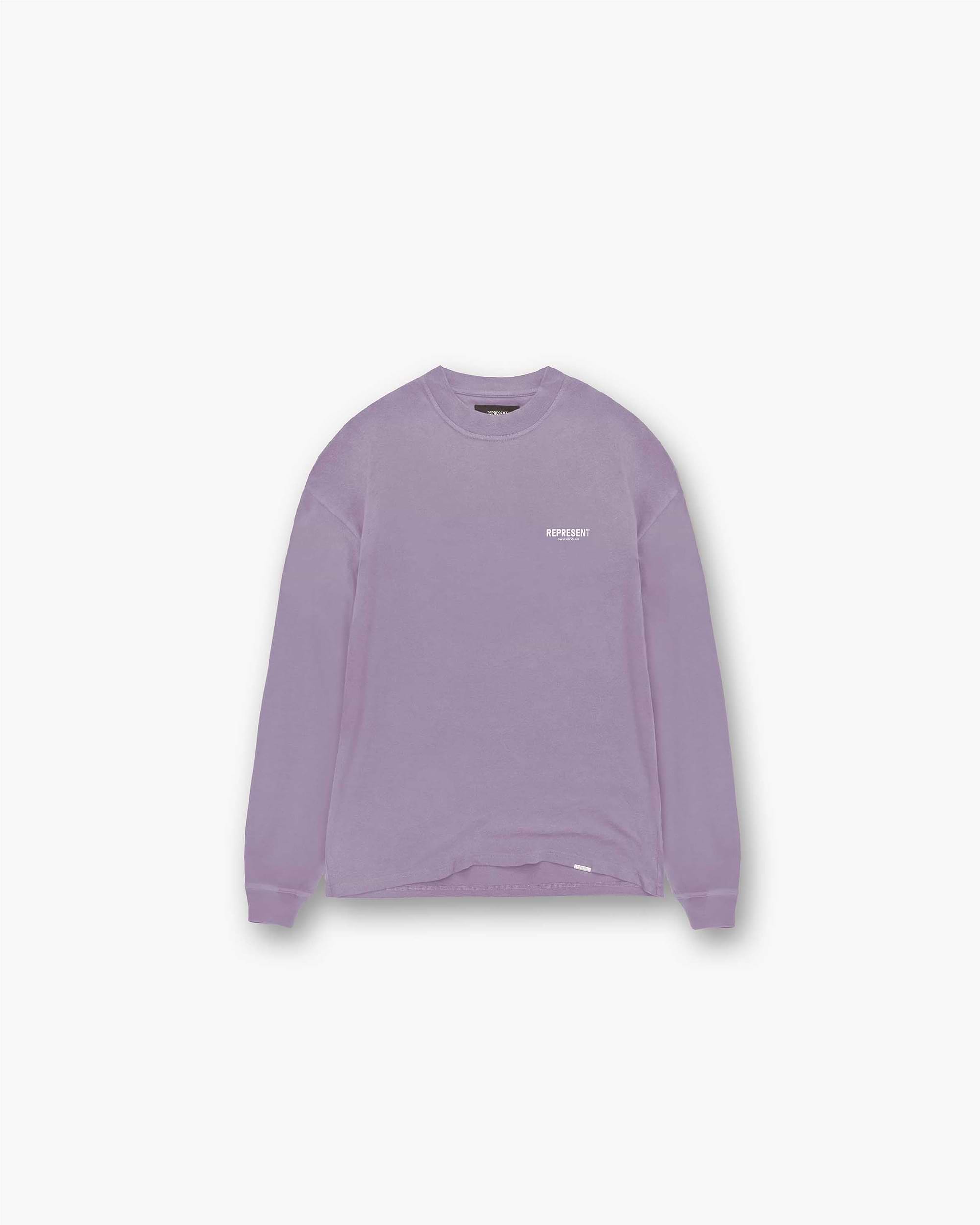 Represent Owners Club Langarm-T-Shirt – Vintage Violett