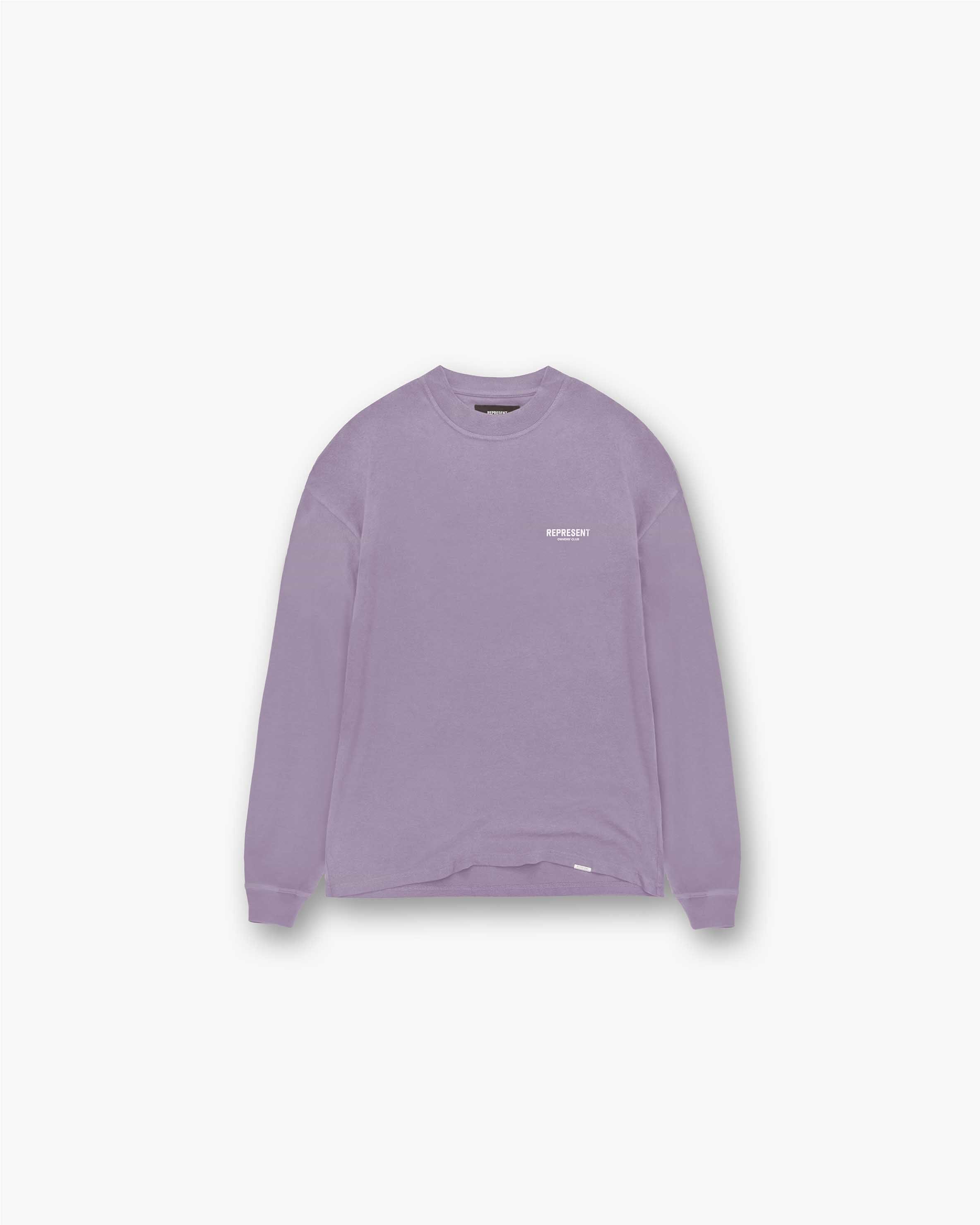 Represent Owners Club Langarm-T-Shirt – Vintage Violett