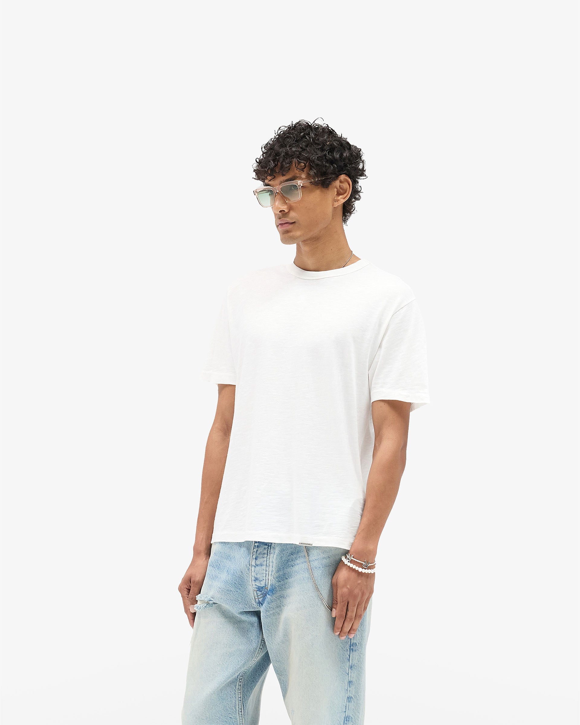 George Heaton T-Shirt - Flachweiß