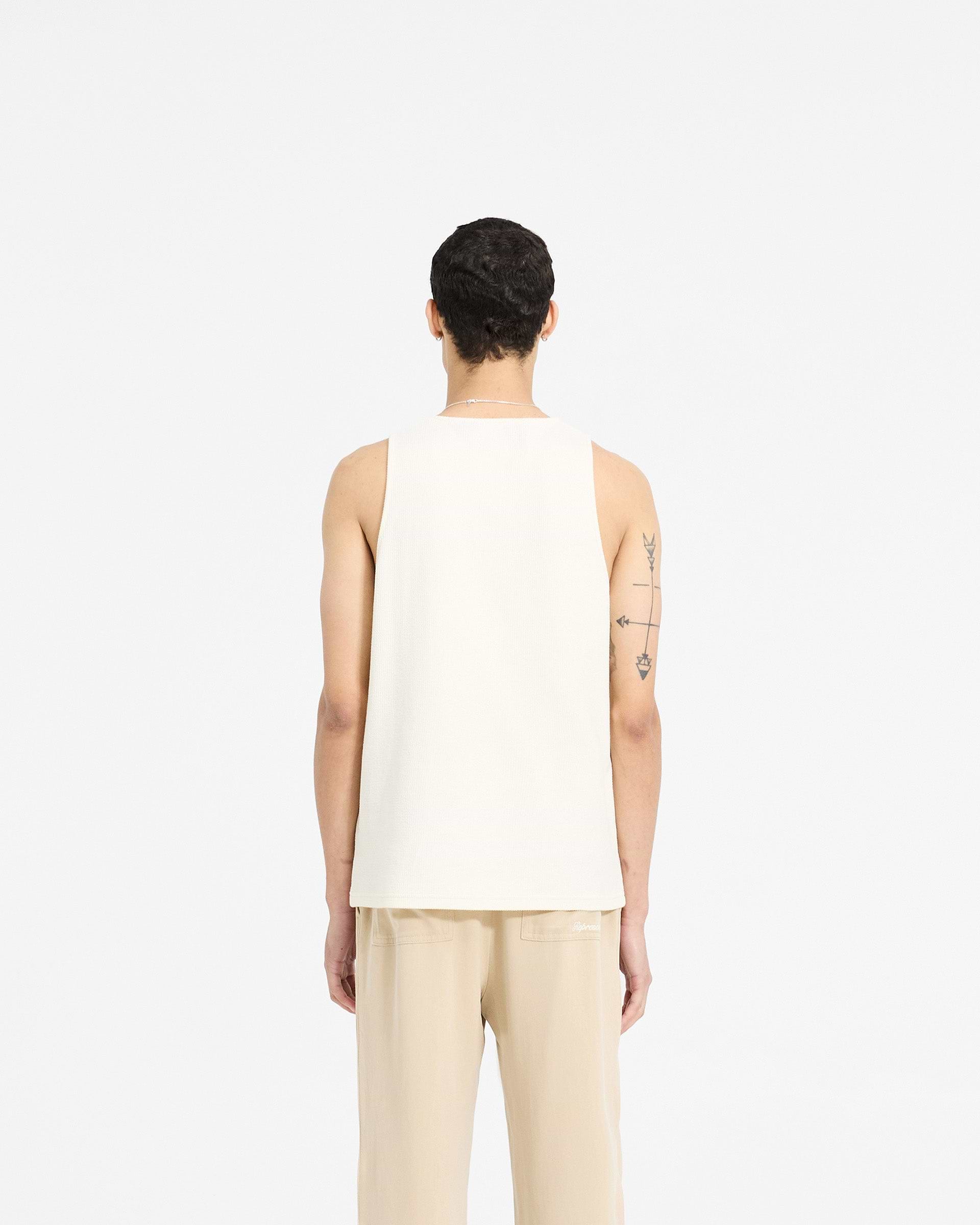 Waffle Vest - Antikweiss