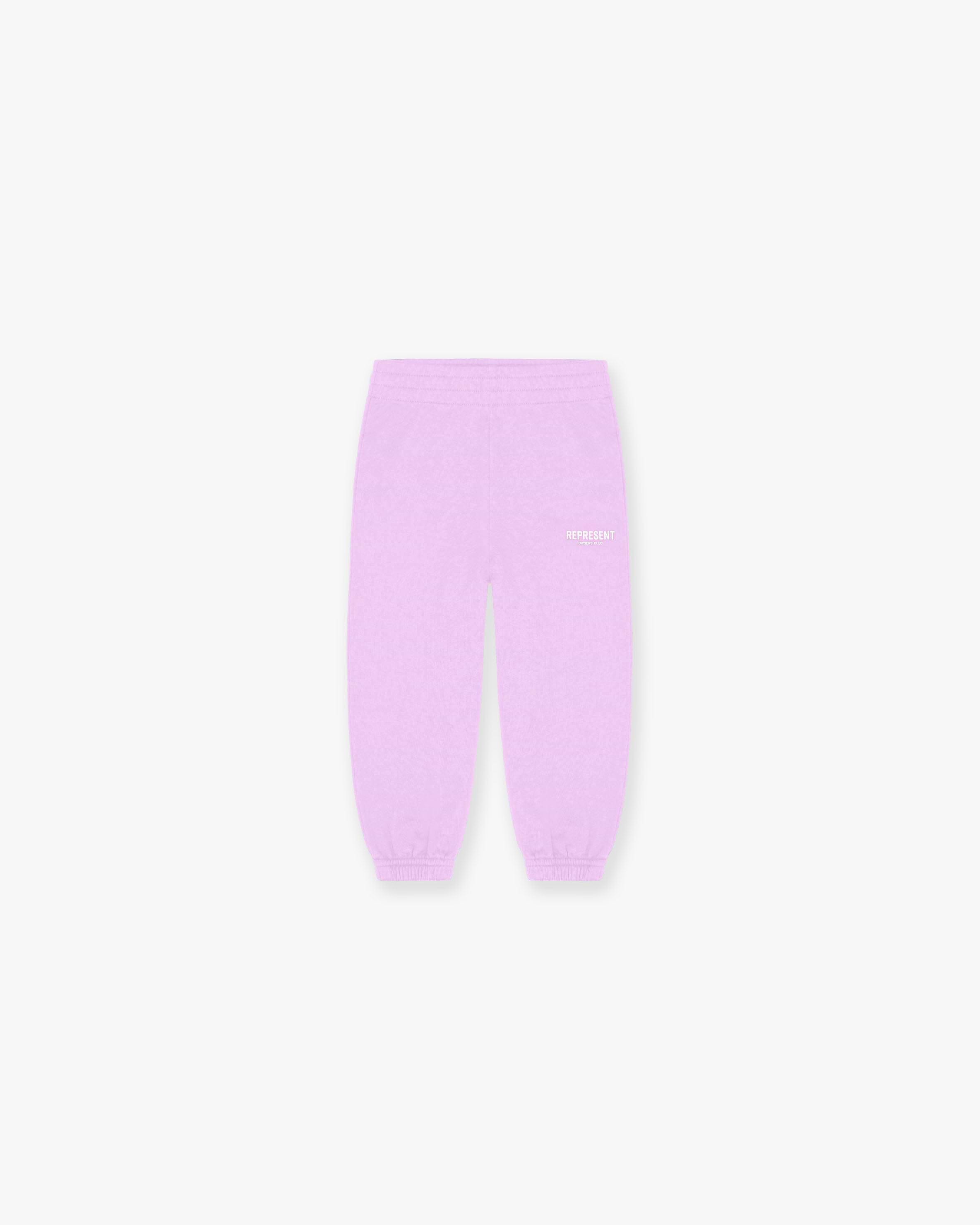 Represent Mini Owners Club Sweatpants | Lilac Pants Owners Club | Represent Clo
