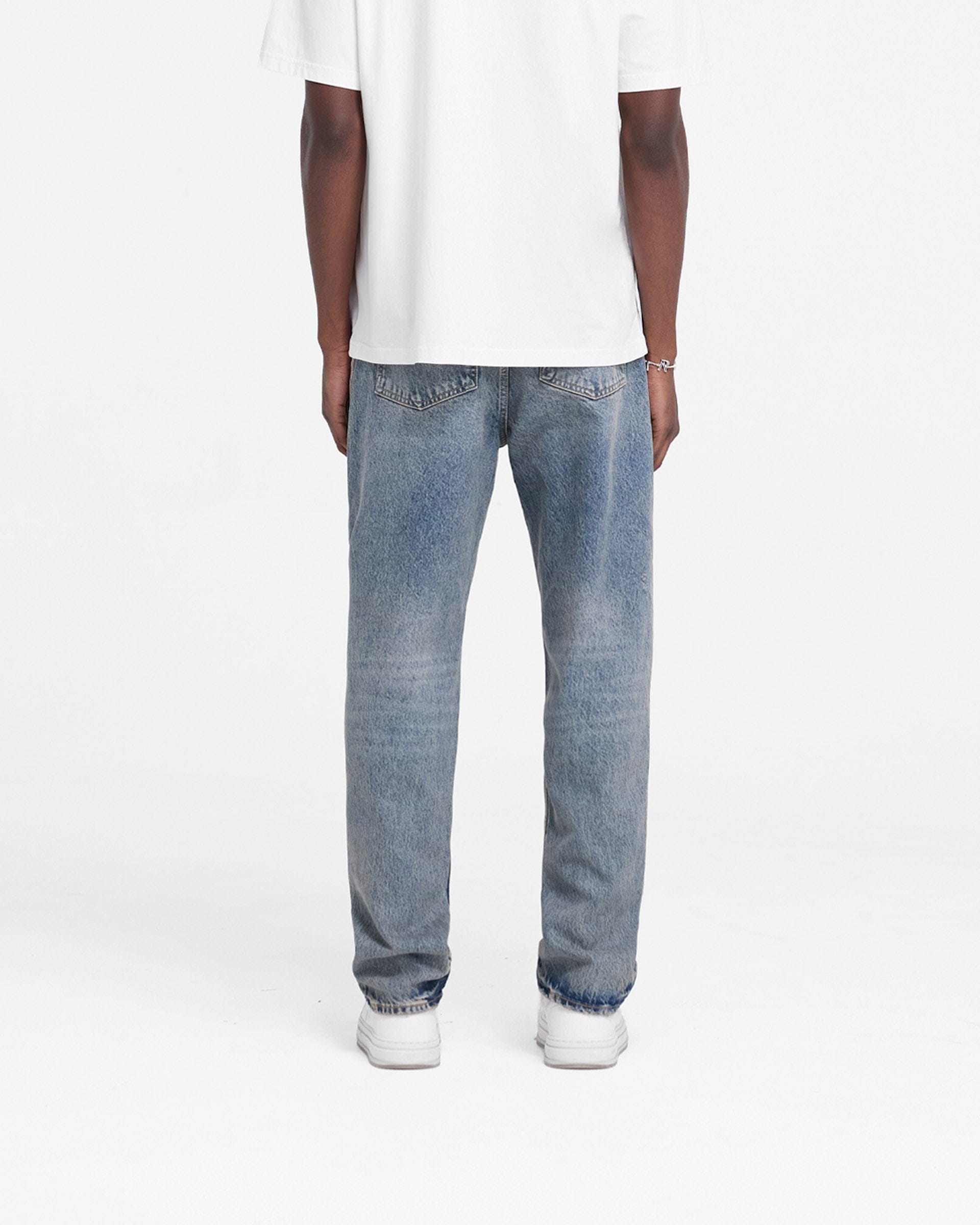 R2 Straight Leg Denim - Azul Medio
