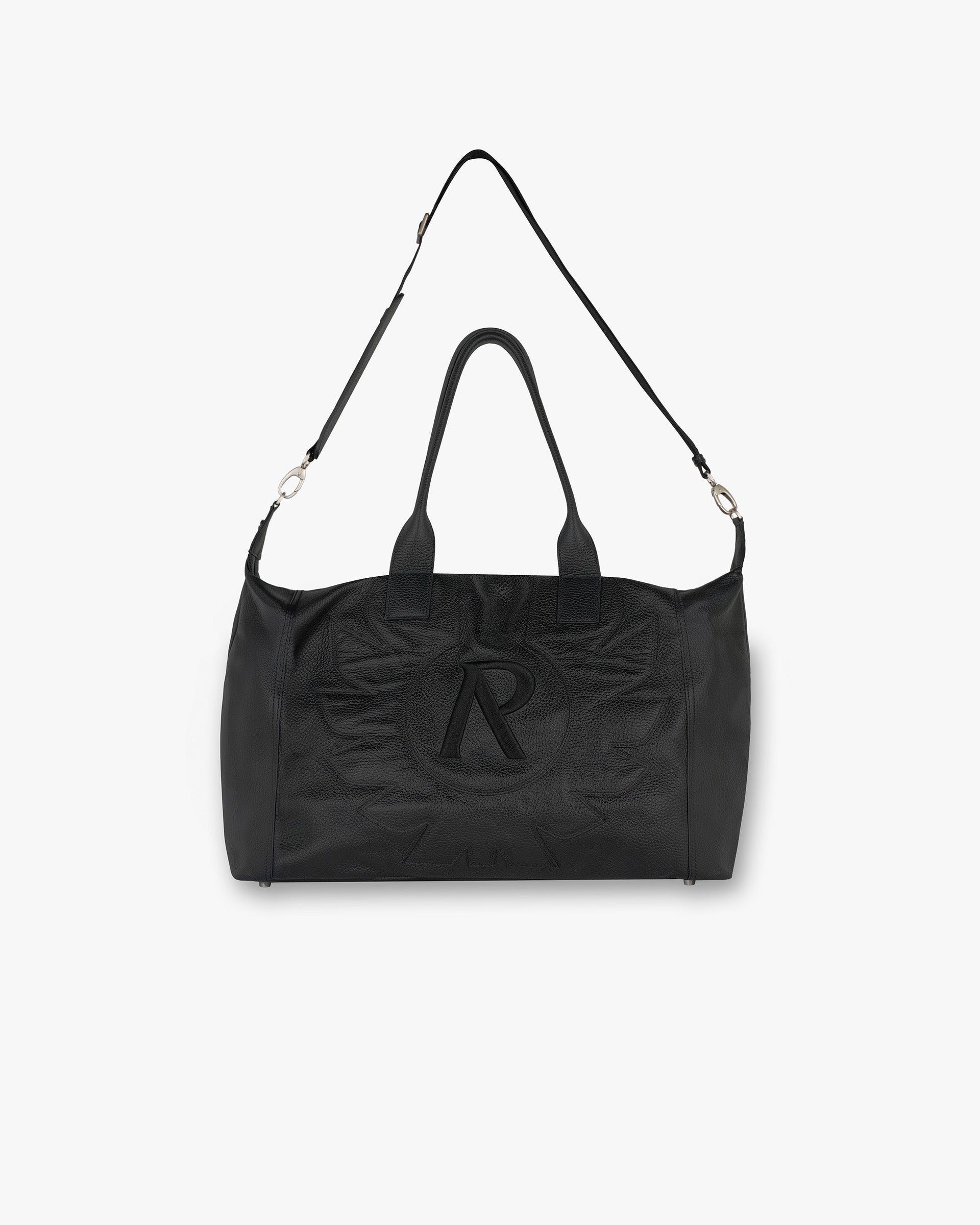 Represent X Belstaff Phoenix Leather Duffle Bag - Schwarz