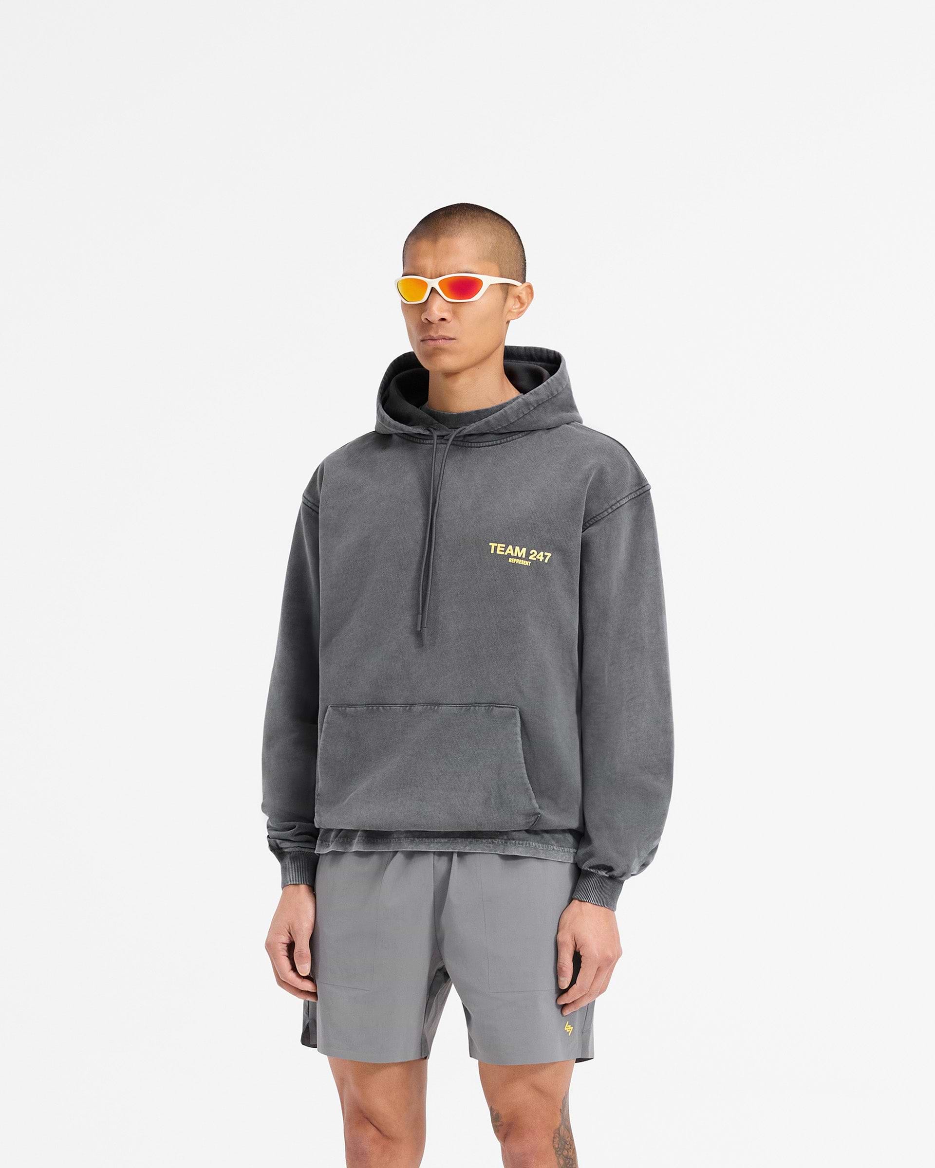 Team 247 Oversized Hoodie - Zinn Zitrone