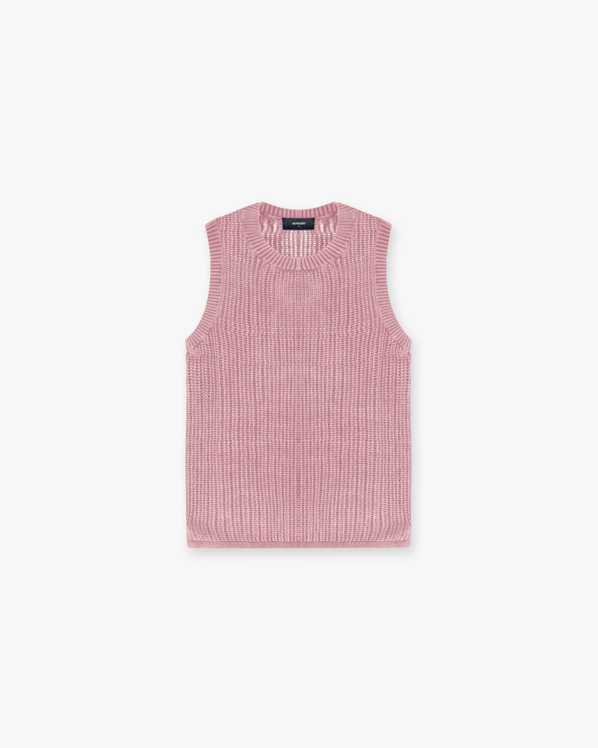 Washed Knit Vest - Sonnenaufgang