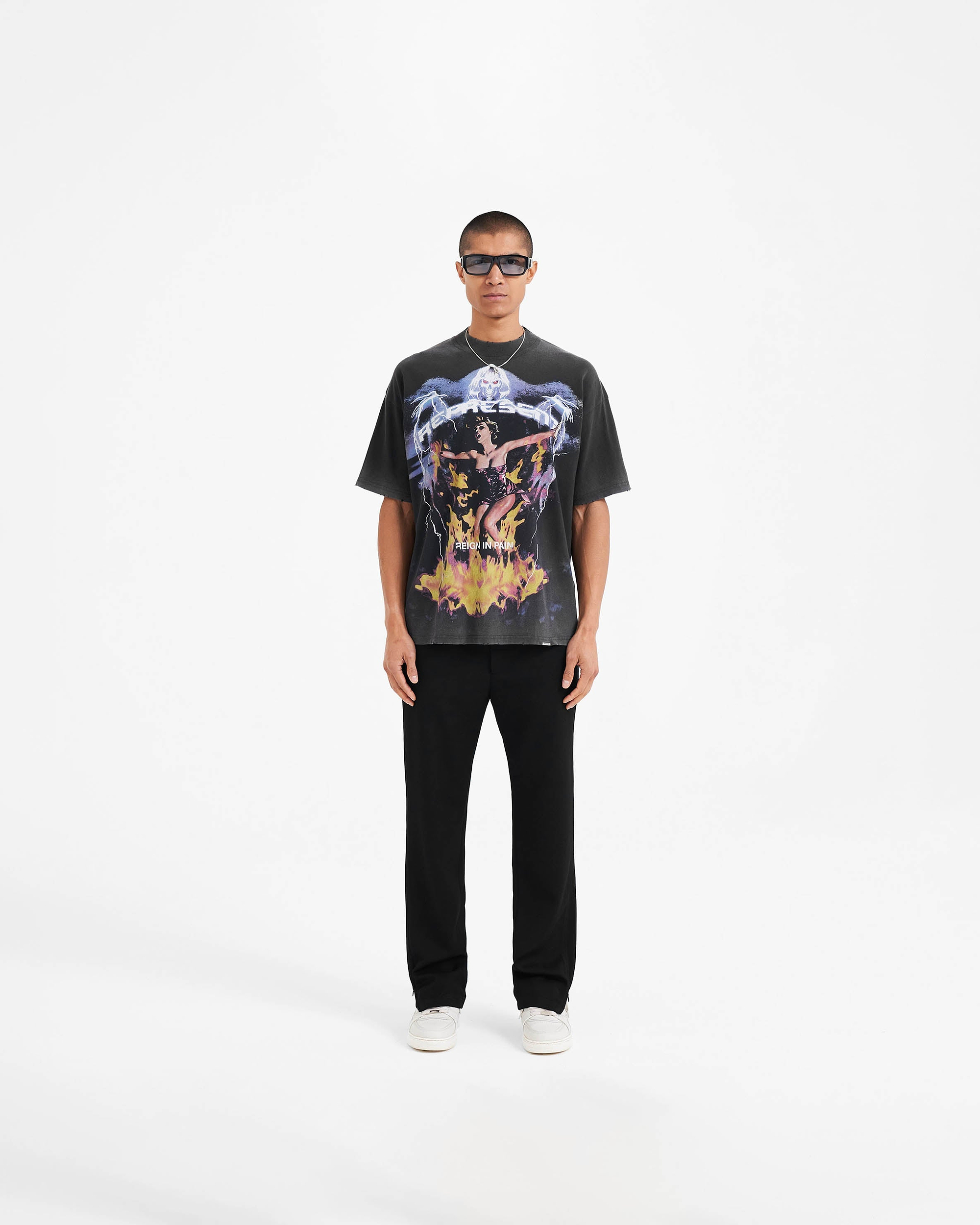 T-Shirt Spirit Reaper - Noir Vintage