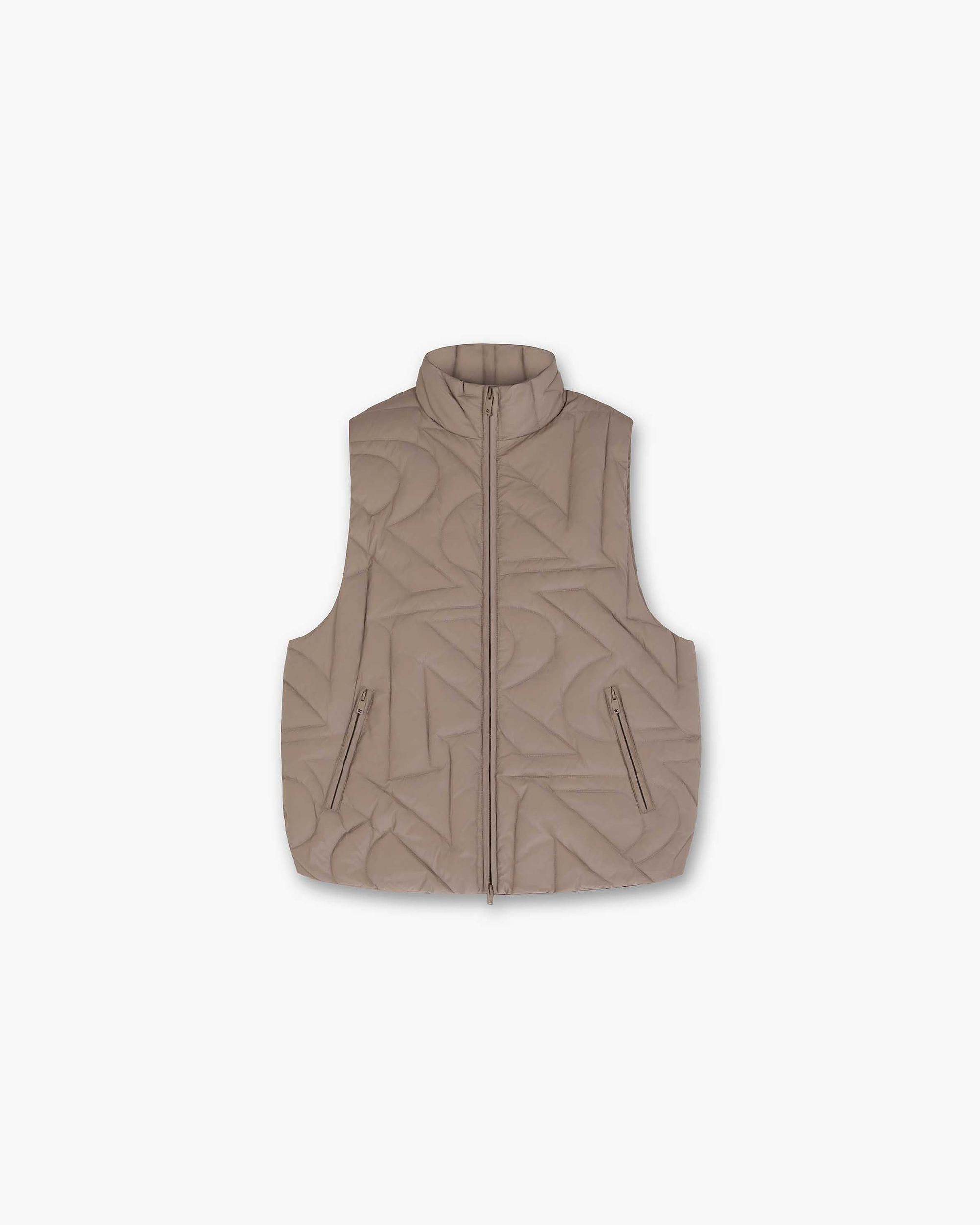 Initial Gilet | Mushroom Outerwear SS23 | Represent Clo