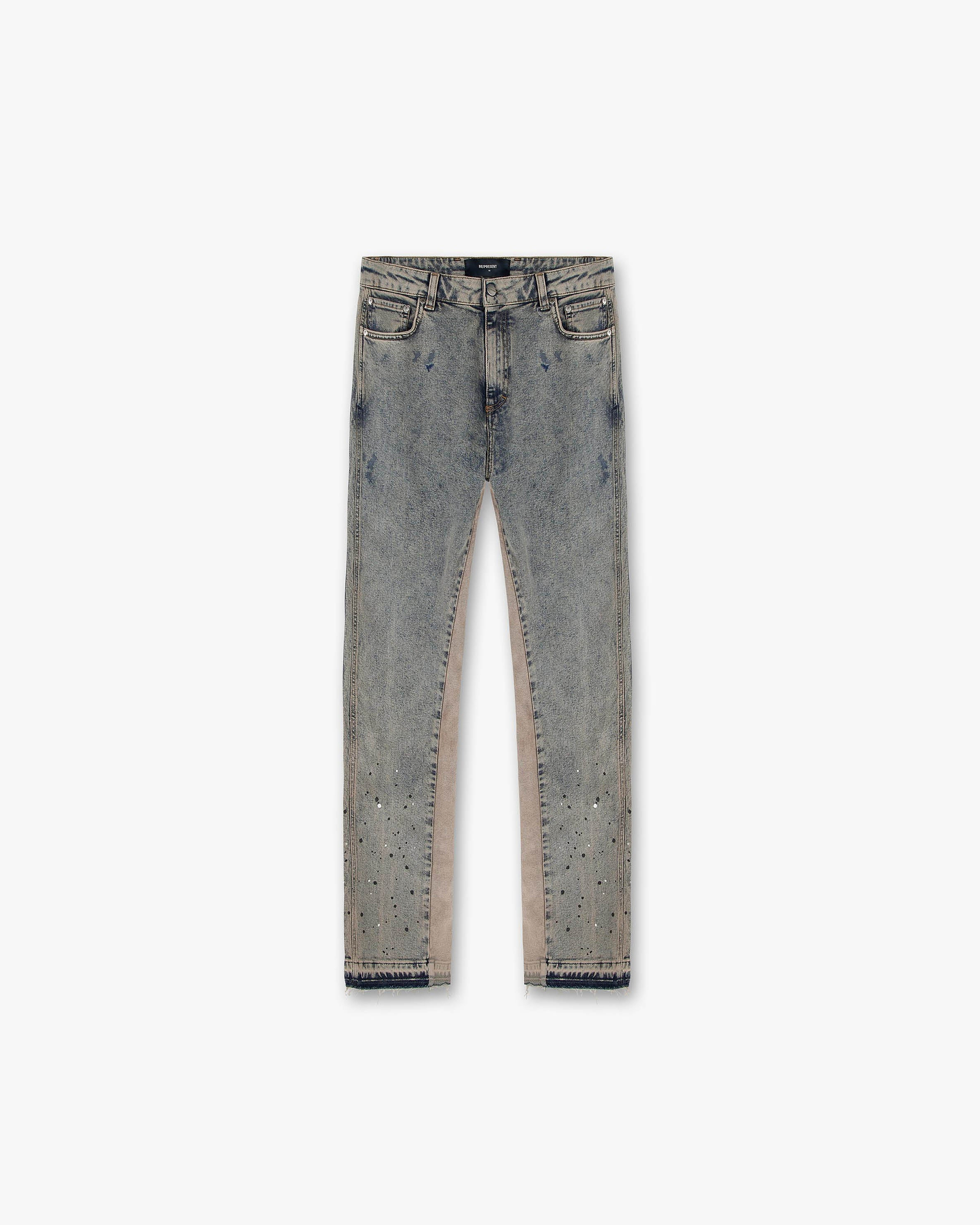 Straight Leg Denim - Dust Blue