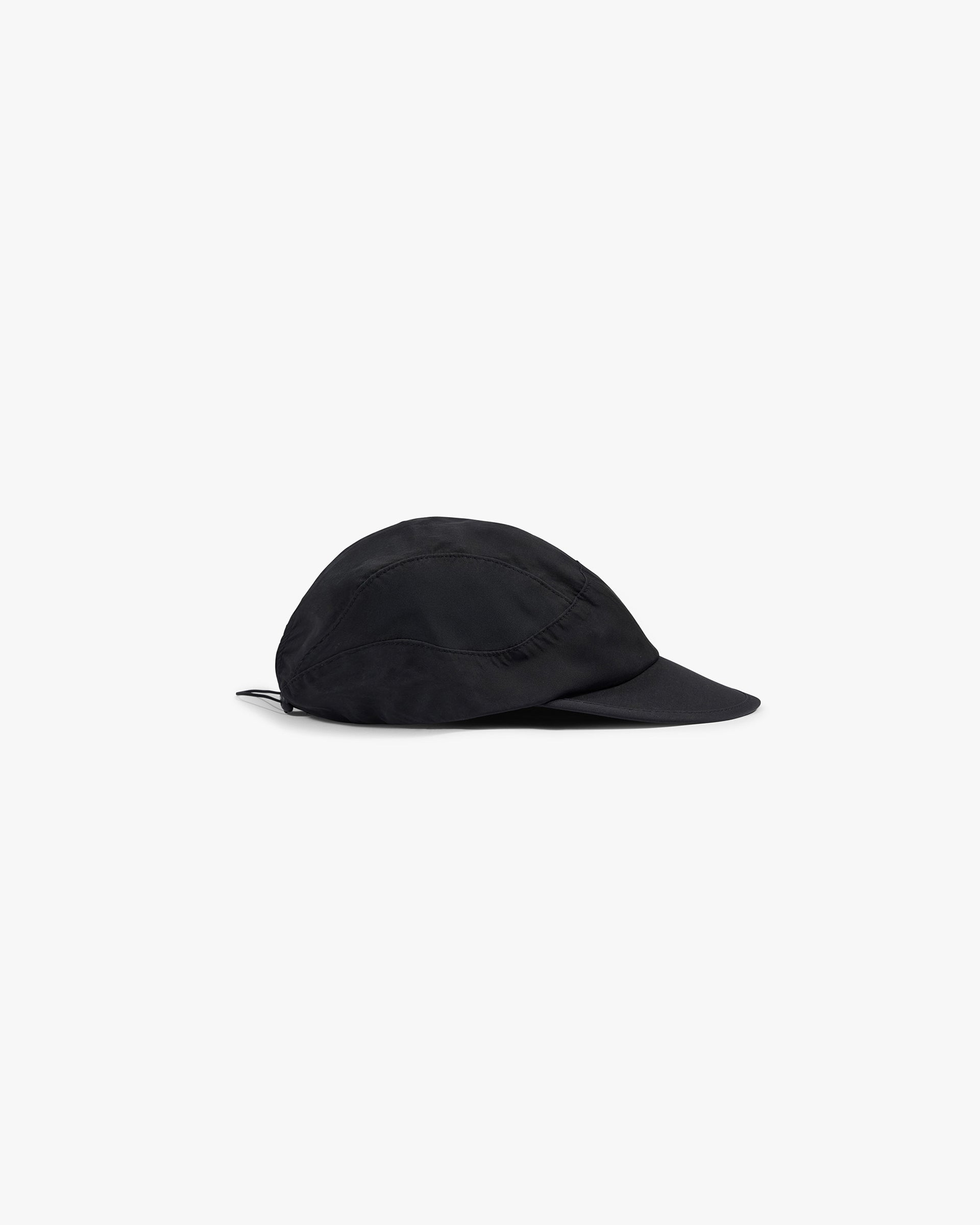 247 Panelled Taped Cap - Black