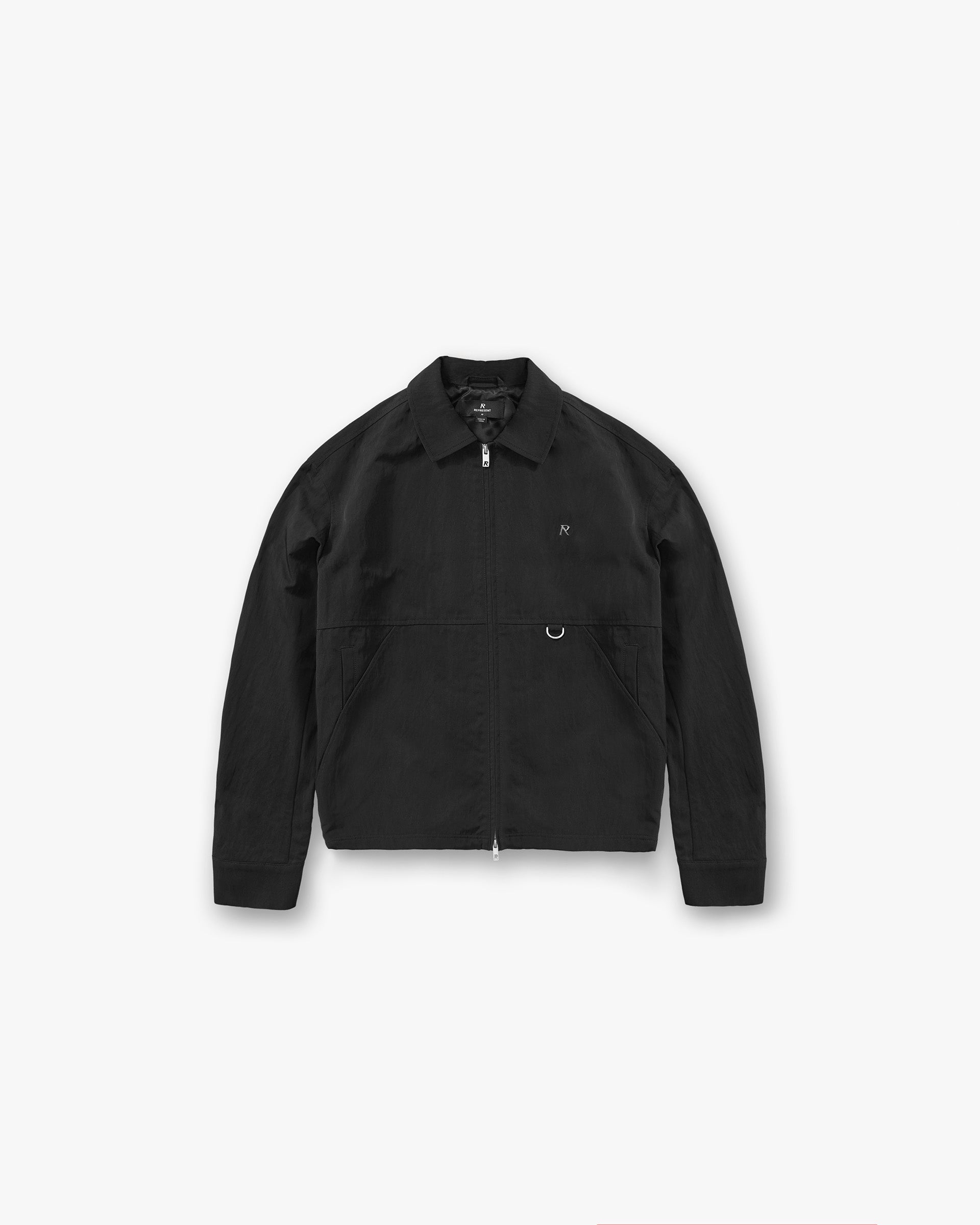 Nylon Overshirt - Jet Black
