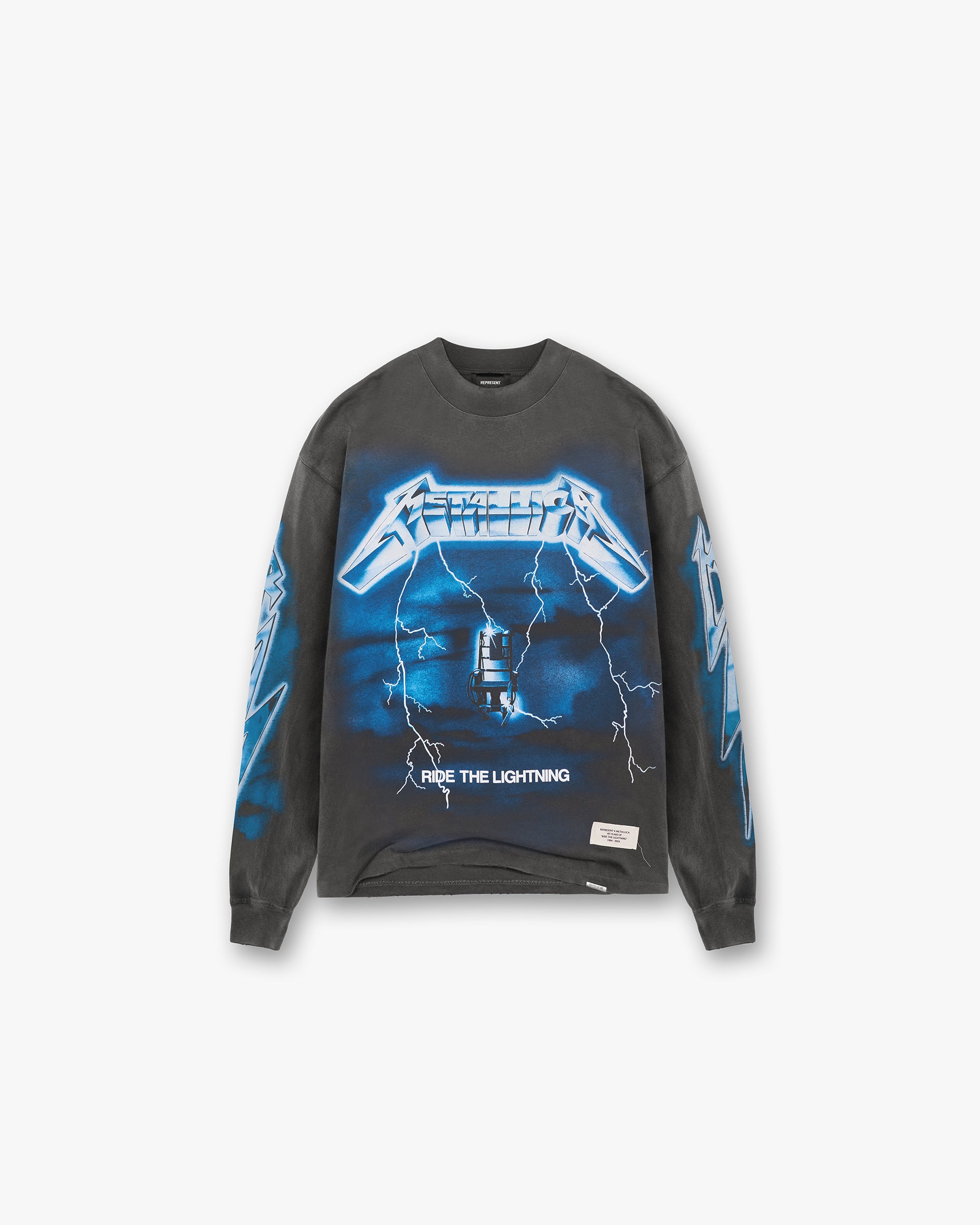 Metallica ride the lightning sweatshirt clearance