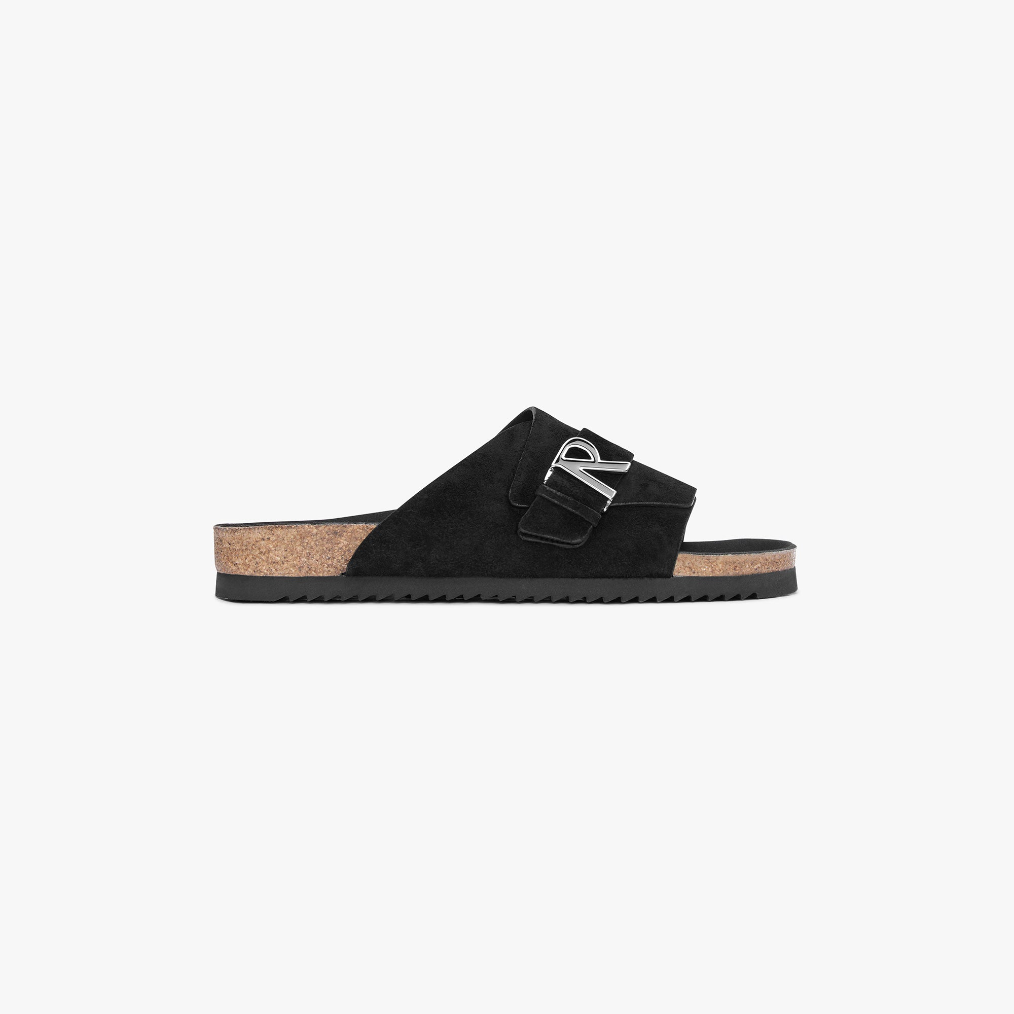 Initial Sandal - Black