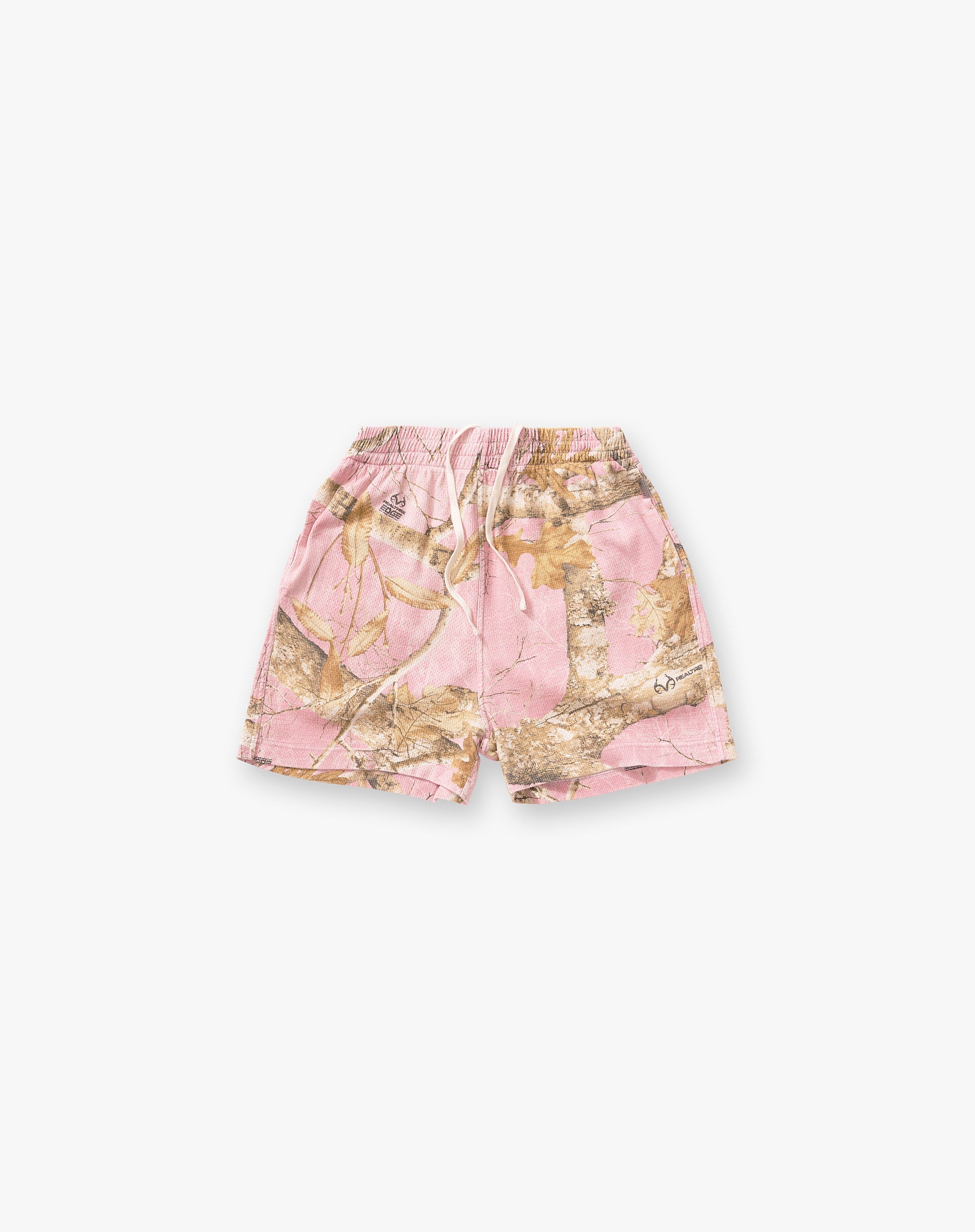 Realtree® Mesh Shorts- Washed Pink Camo