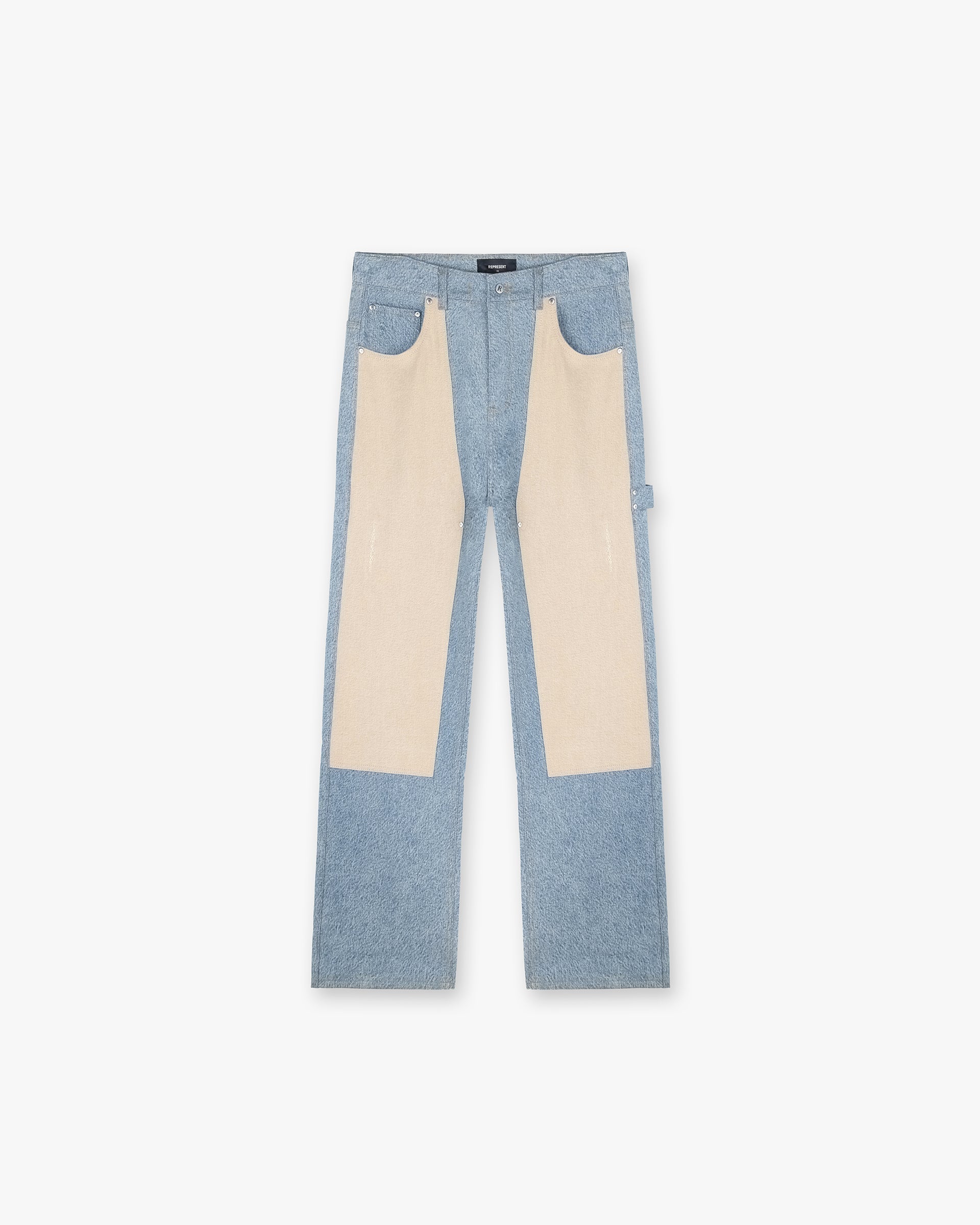 R3C-V2 Colour Block Carpenter Denim - Blau