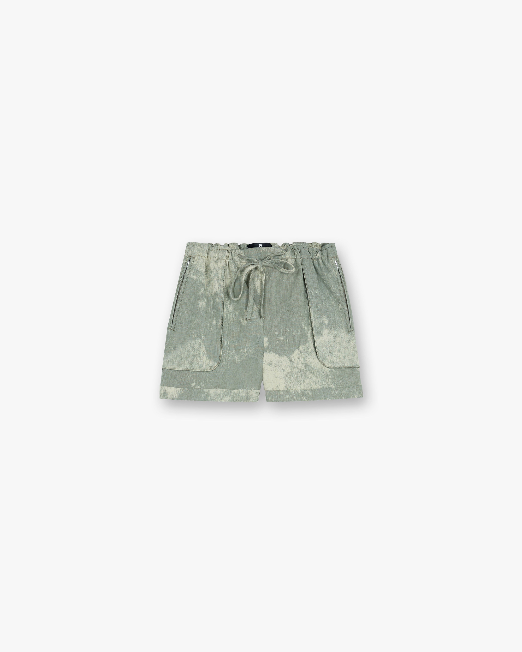 Hideaway Paperbag Short - Light Camo Print