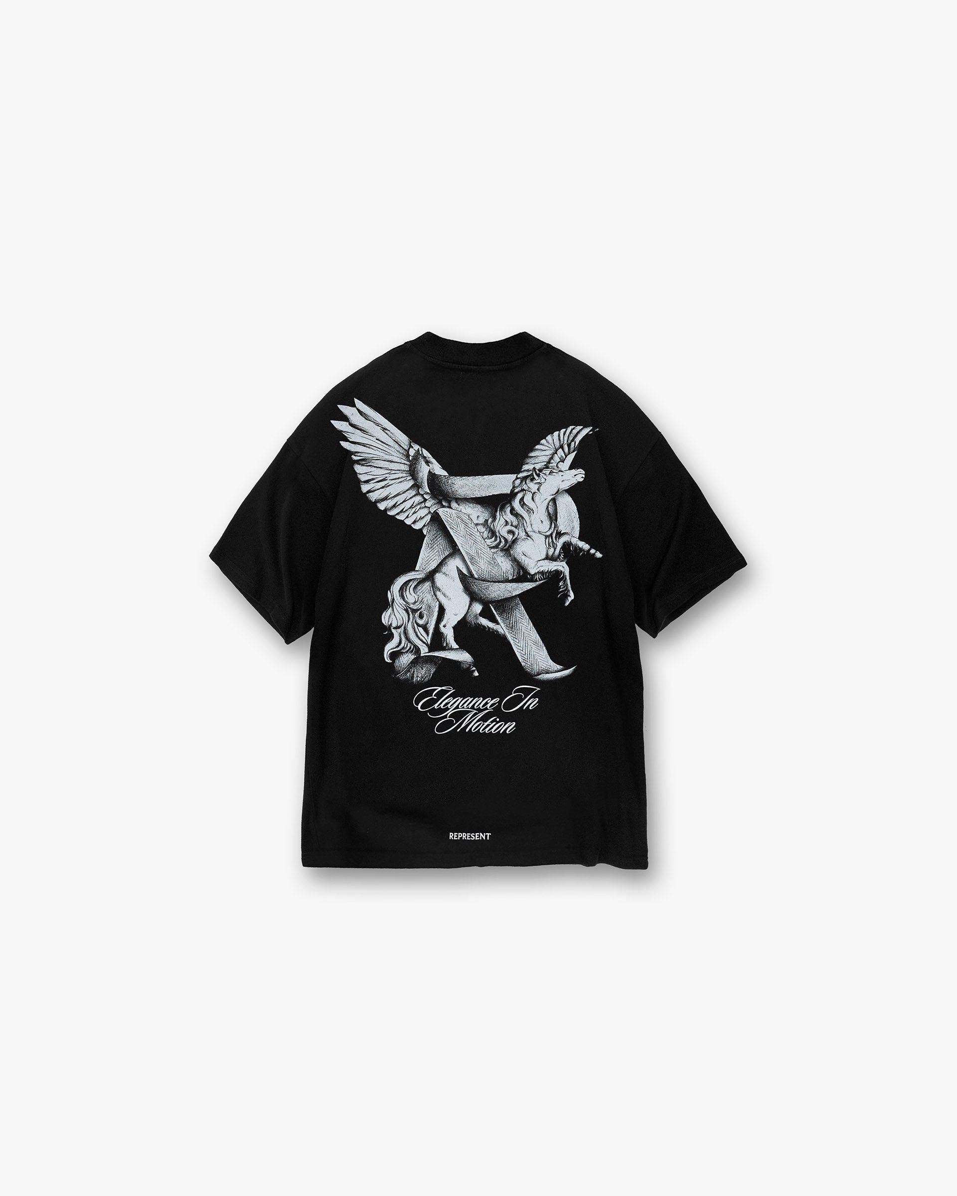 Hermes Long Sleeve T-Shirt - Jet Black | REPRESENT