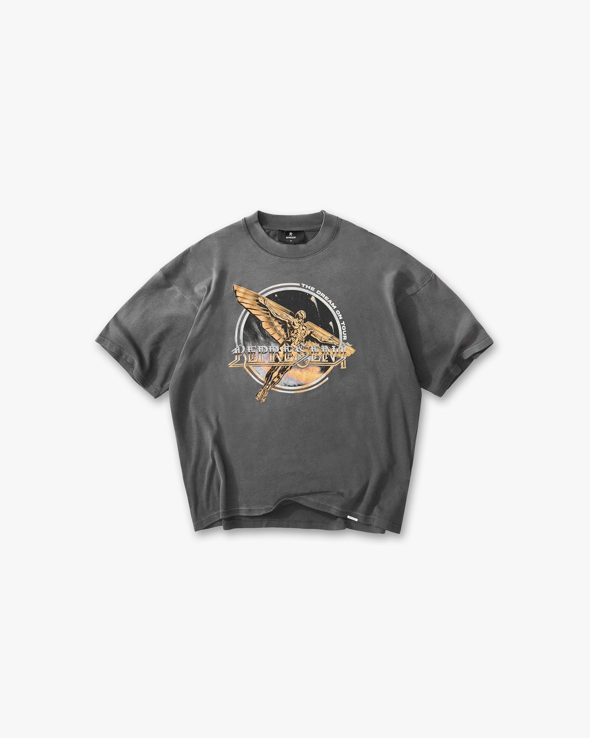 Metallica Ride The Lightning T-Shirt - Vintage Grey | REPRESENT