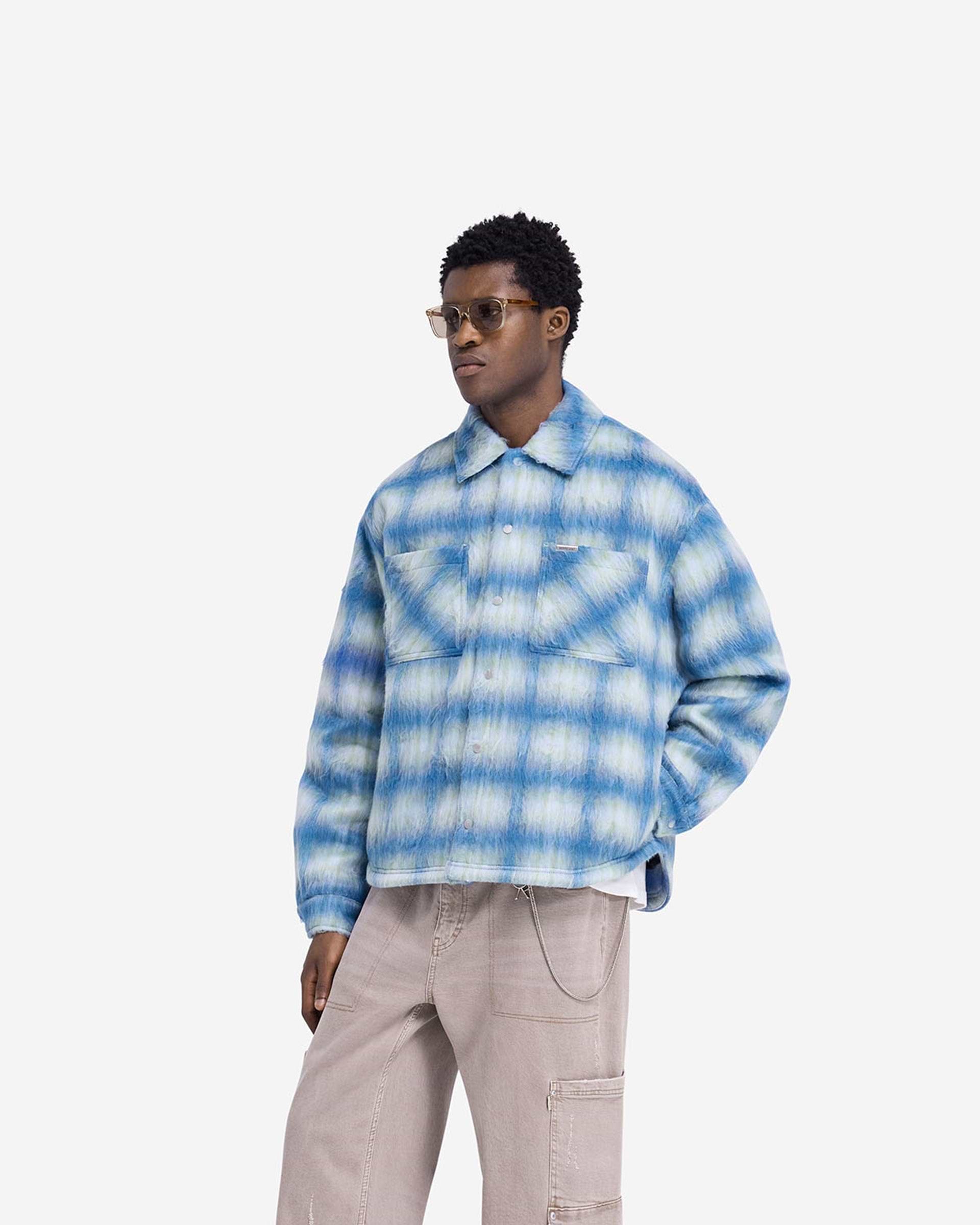 Flannel Check Shirt | Jet Black | REPRESENT