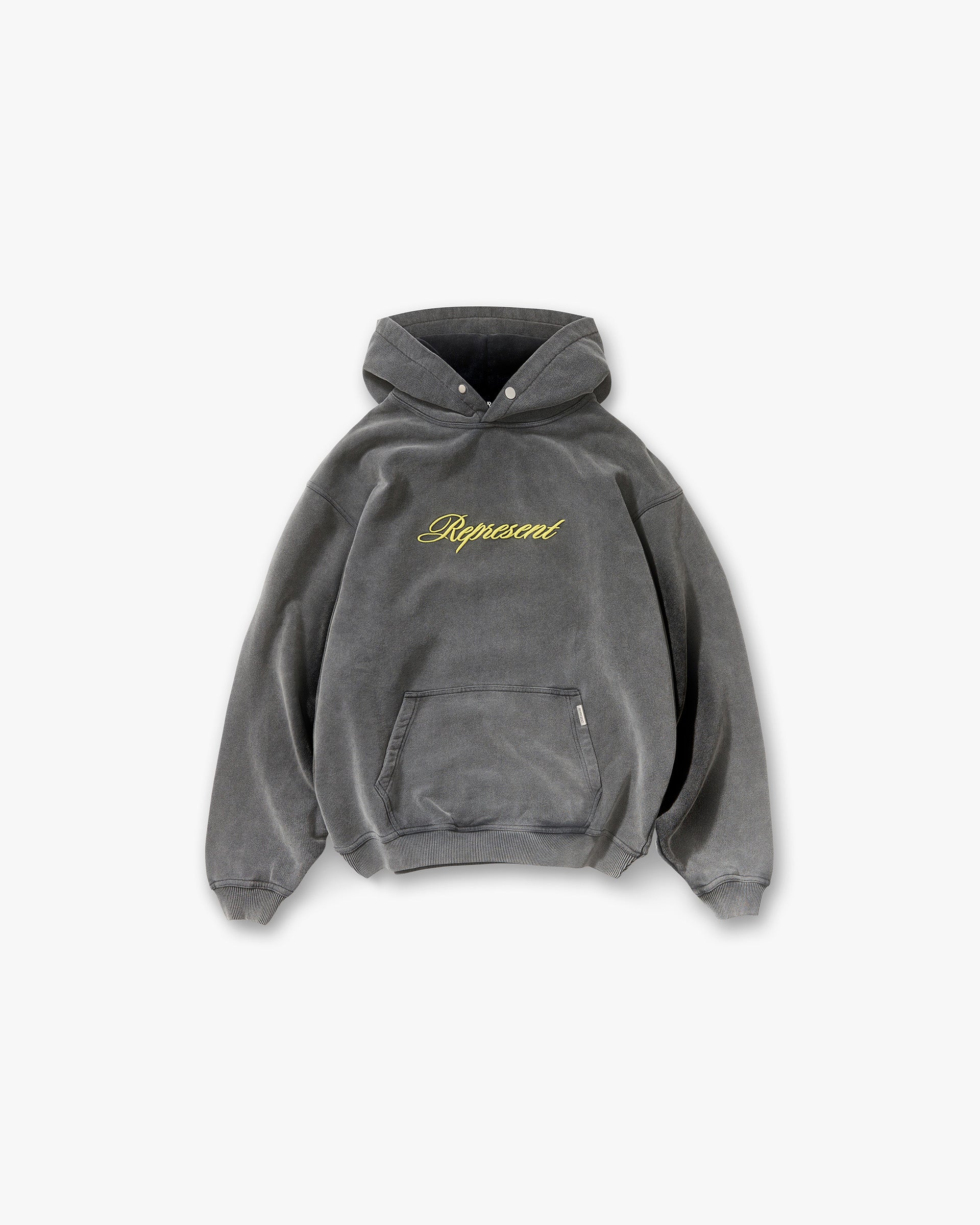 Jet Black Zip Hoodie | Stamp Owners' Club | REPRESENT