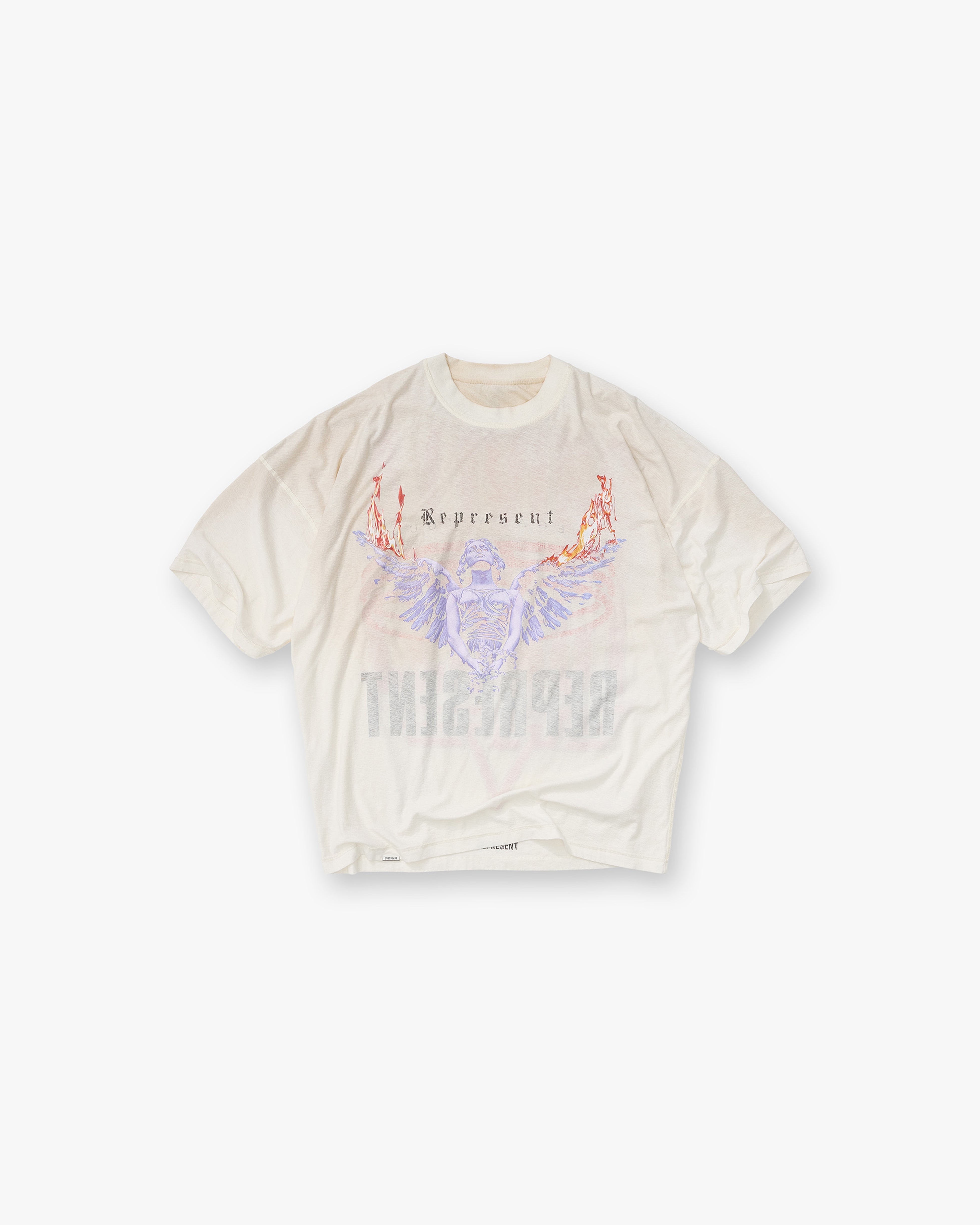 Retro Football Long Sleeve T-Shirt - Shell | REPRESENT