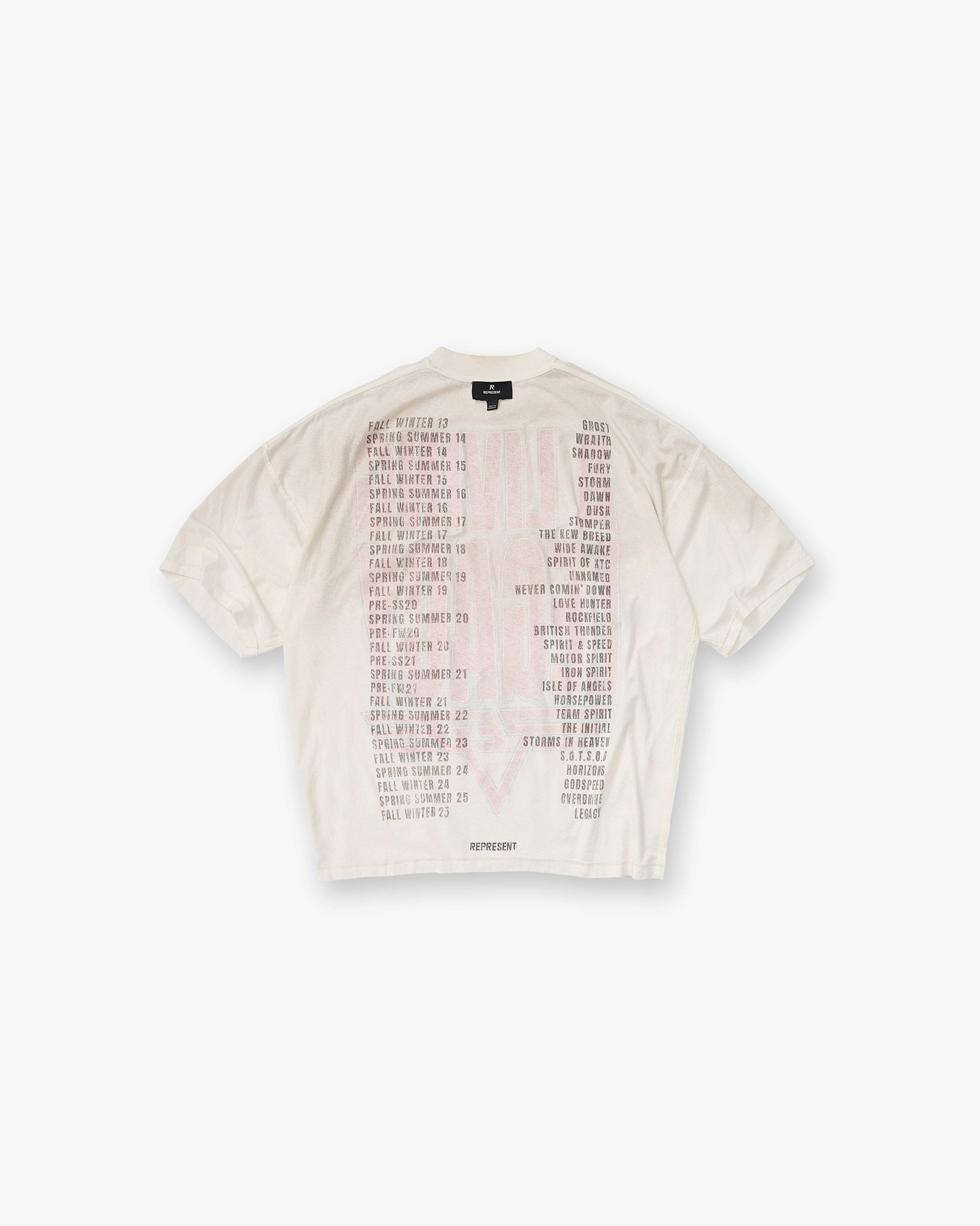Retro Football Long Sleeve T-Shirt - Shell | REPRESENT