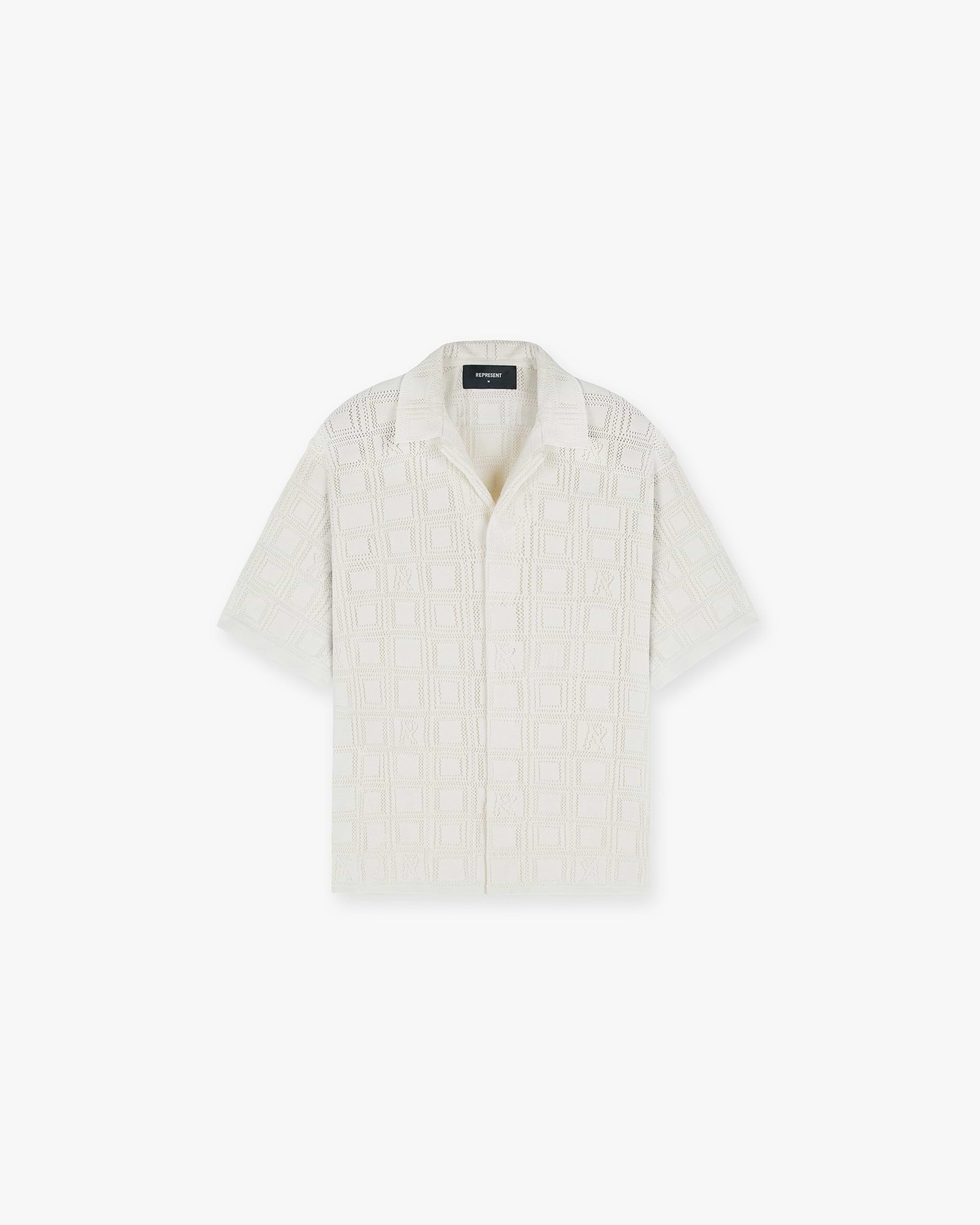 Lace Knit Shirt - Black | REPRESENT