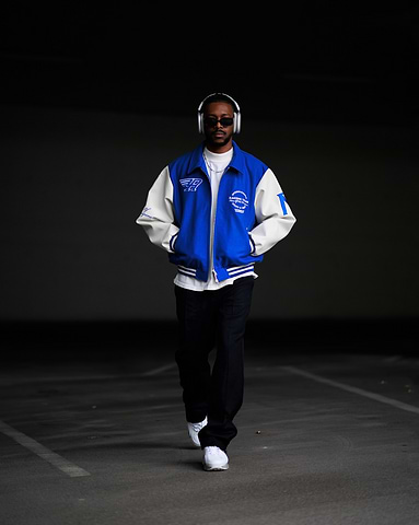 Blue Varsity Jacket