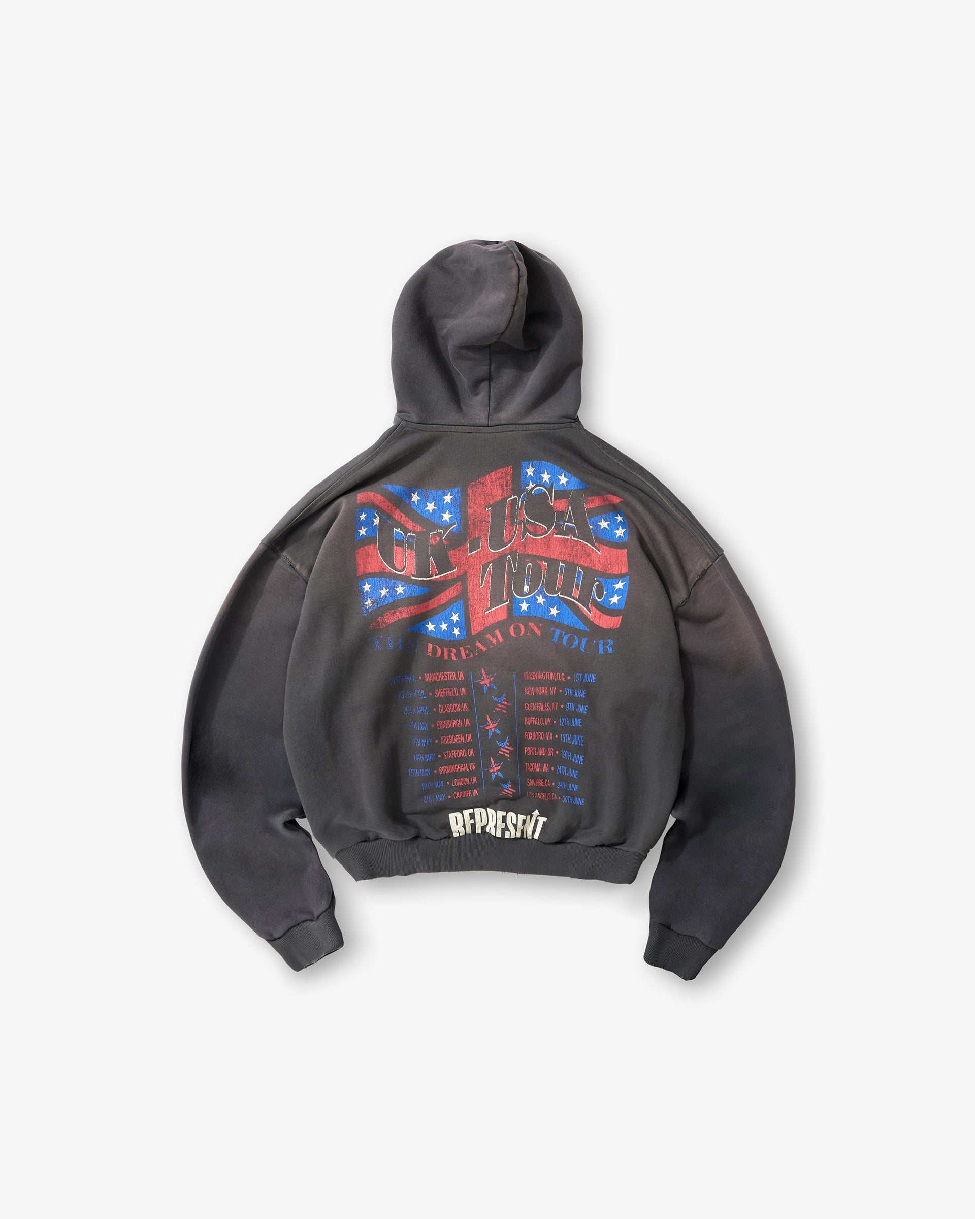 Raglan Varsity Jacket - Stone | REPRESENT