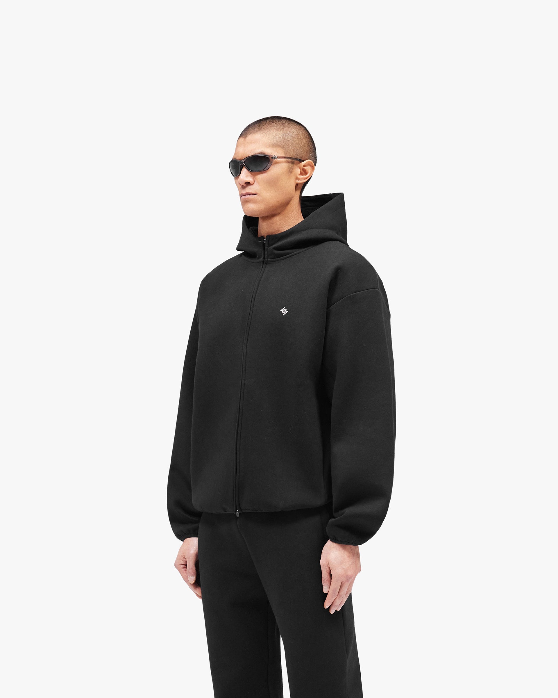Black Oversized Gym Hoodie | 247 | REPRESENT Black Oversized Gym Hoodie | 247 | REPRESENT