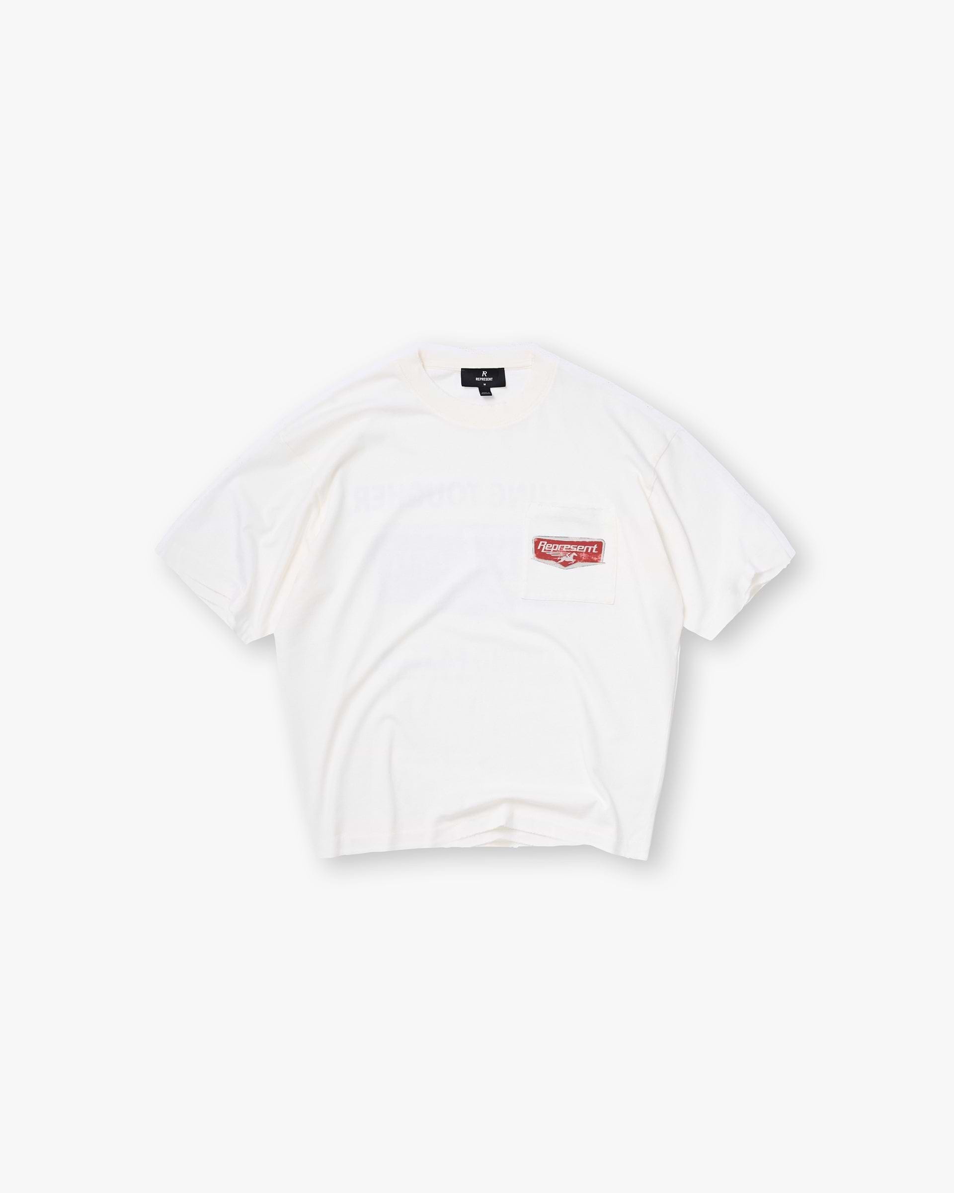 Initial Star White T-shirt | Mens T-shirt | REPRESENT