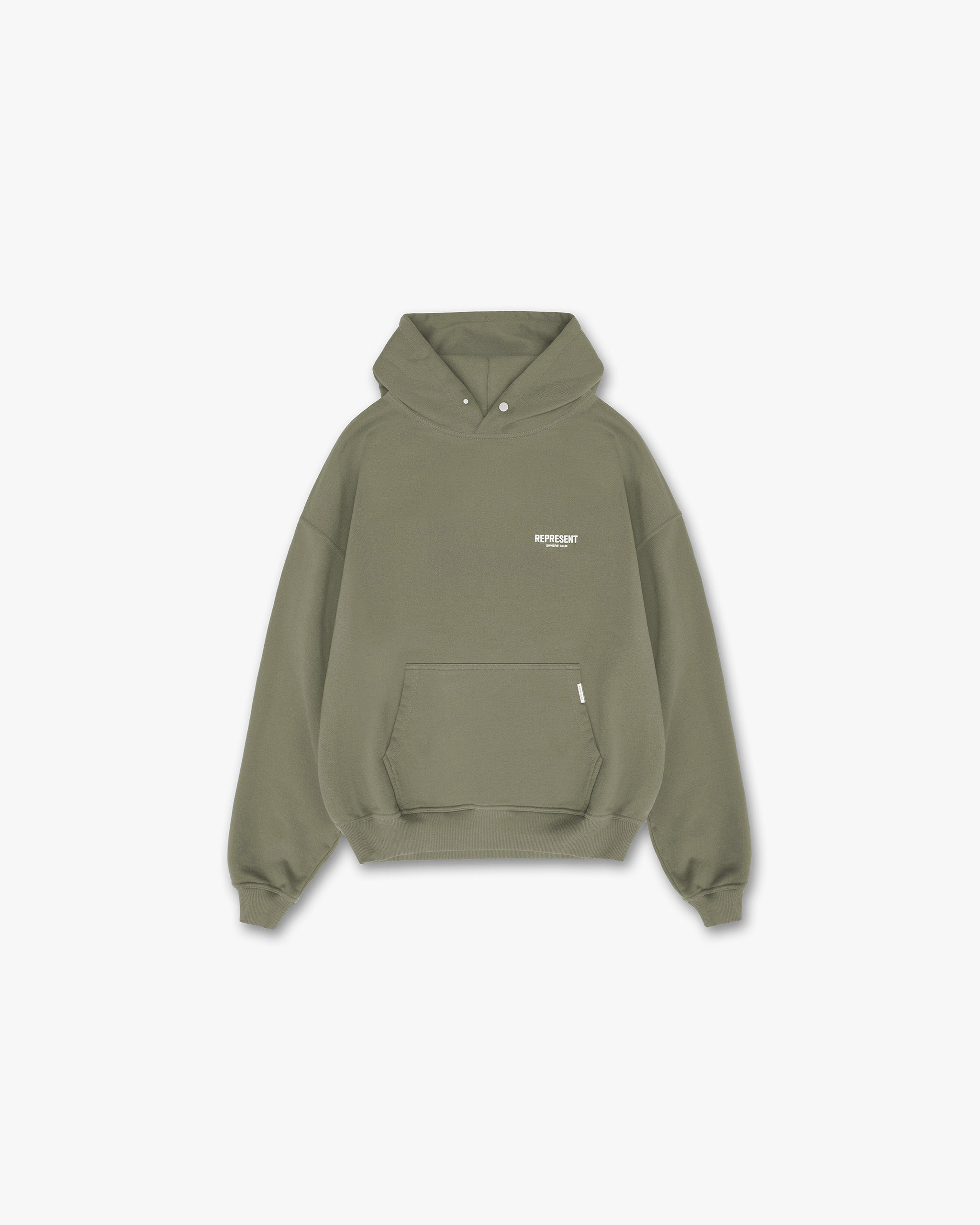 Ash Grey Zip Hoodie | Stamp Owners' Club | REPRESENT