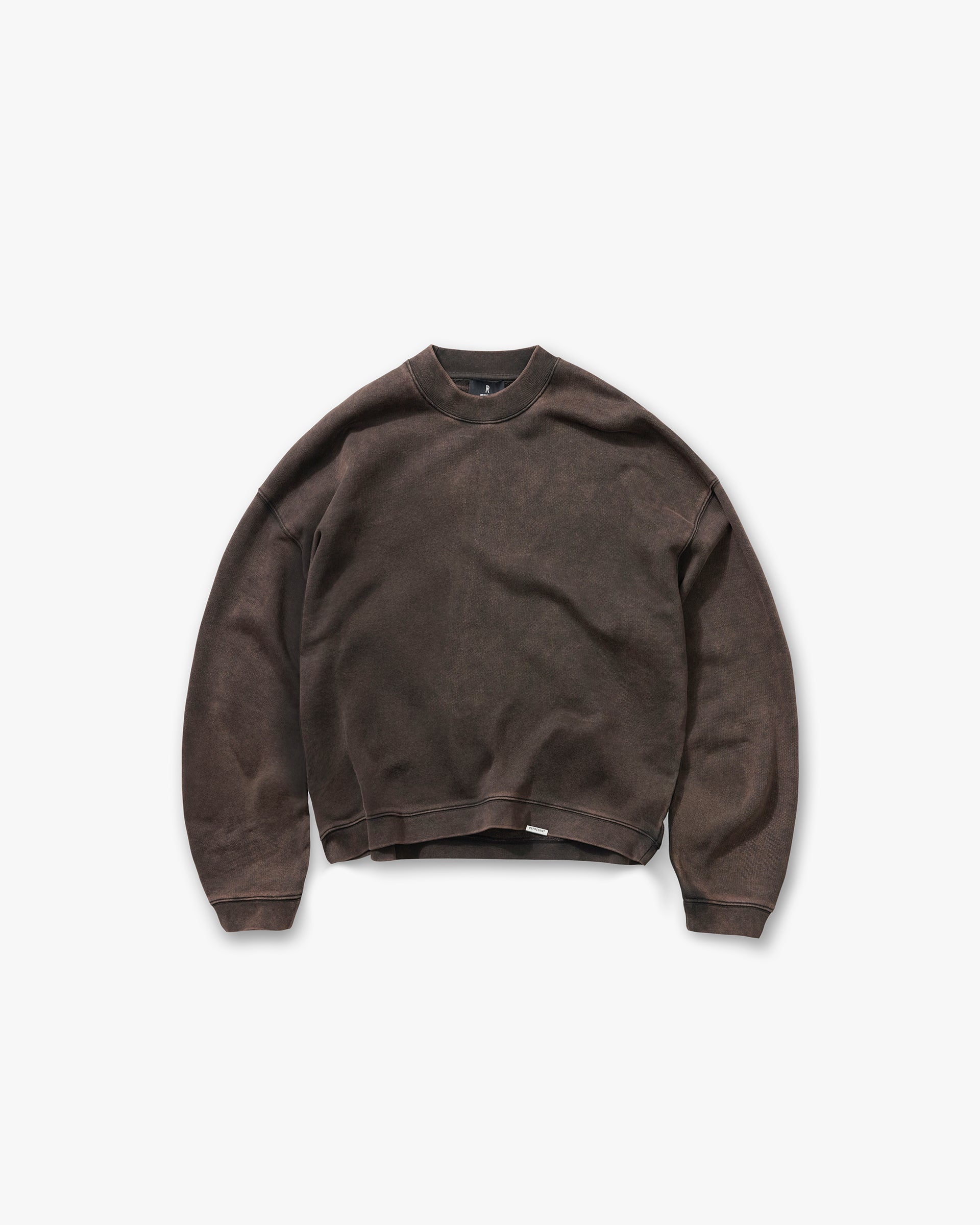 Ice Grey Marl Initial Hoodie | Mens Hoodies | REPRESENT