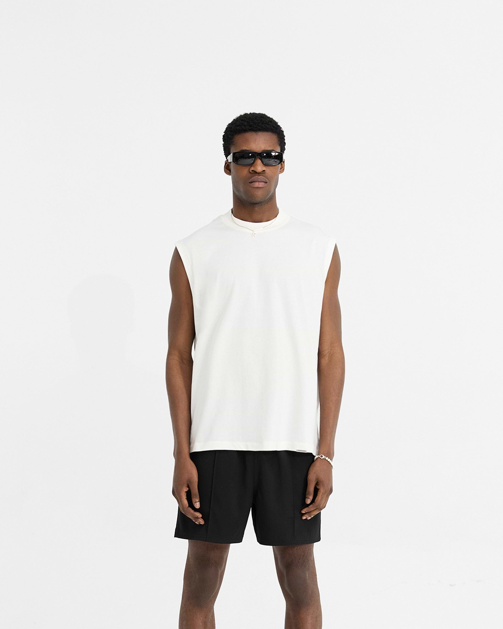 Initial Boxy Tank - Cremeweiss