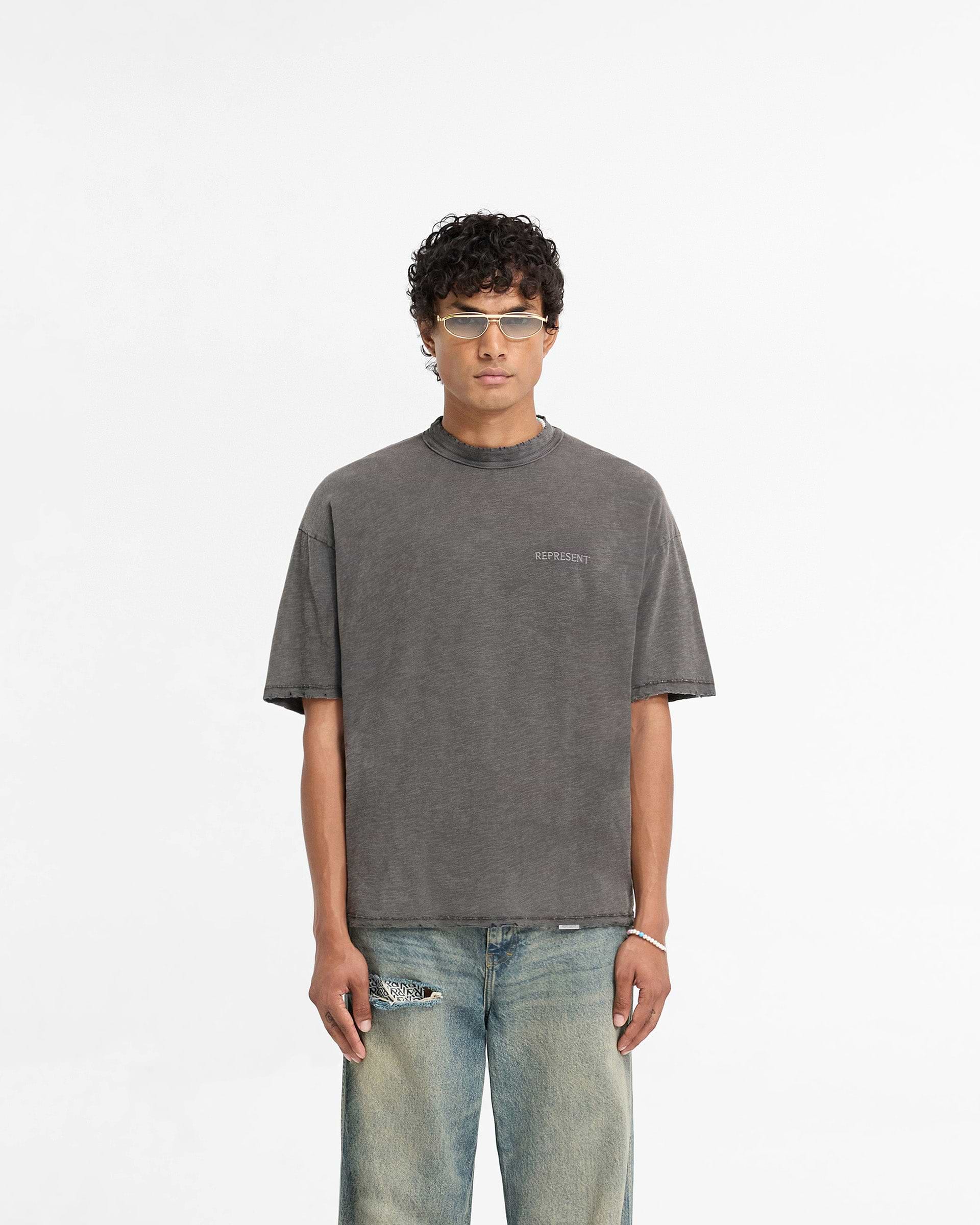 Slub T-Shirt - Vintage Grau
