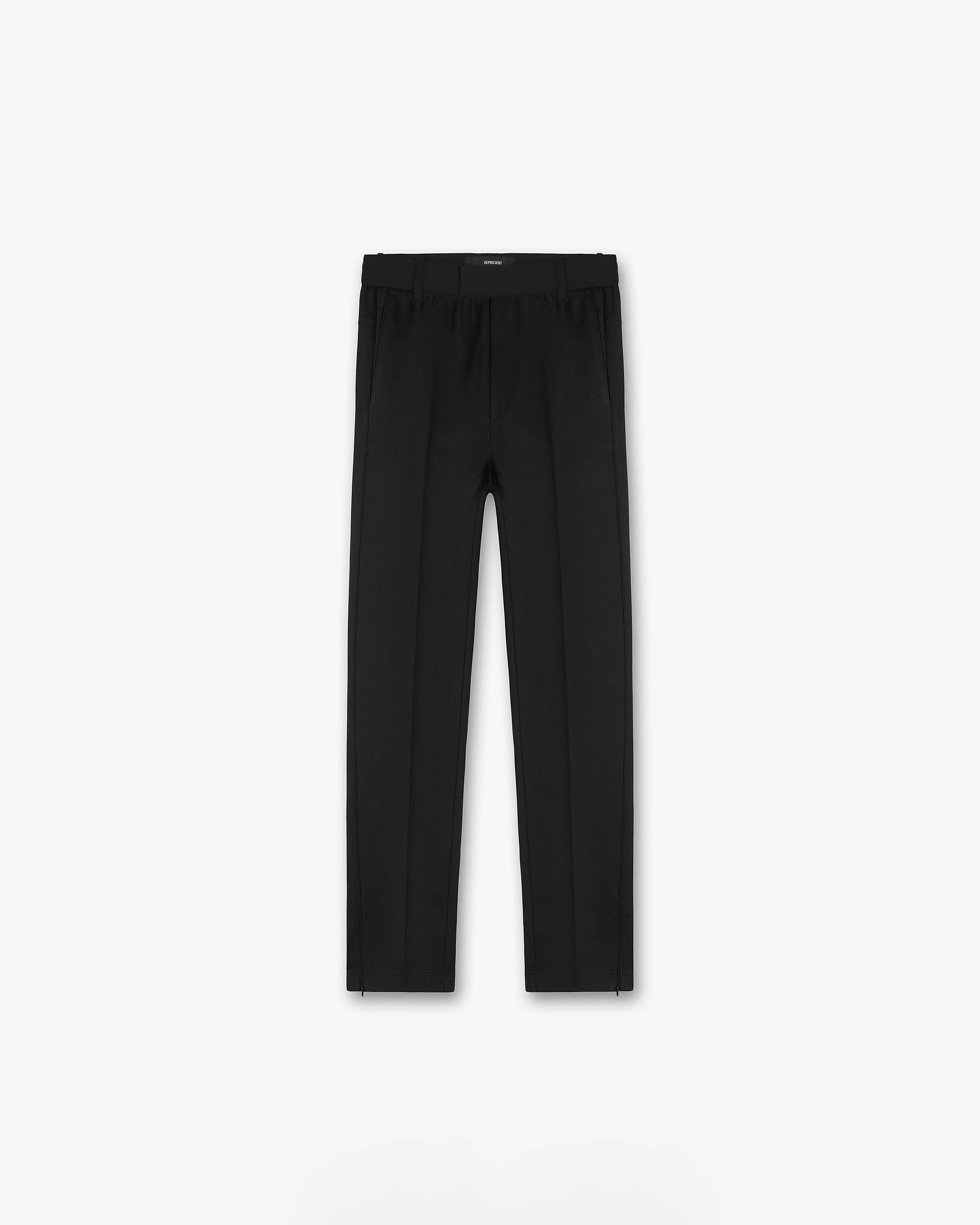 Split Pant Fixed Waistband - Black