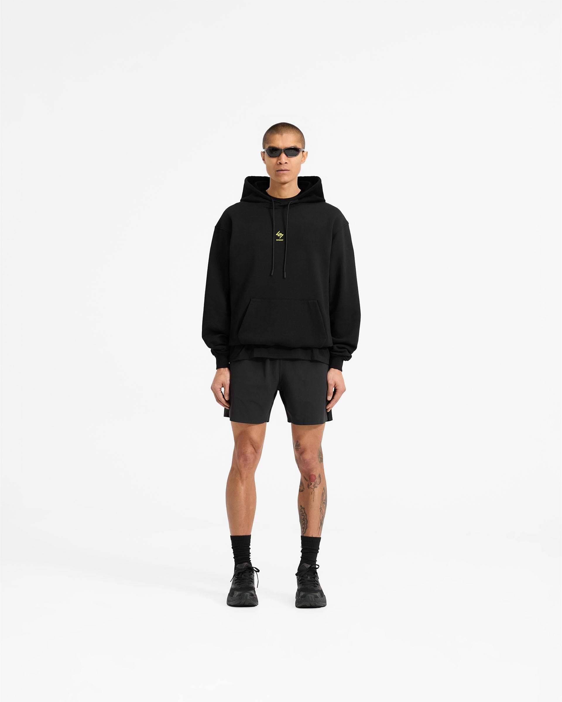 247 Chicago Oversized Hoodie - Jet Schwarz