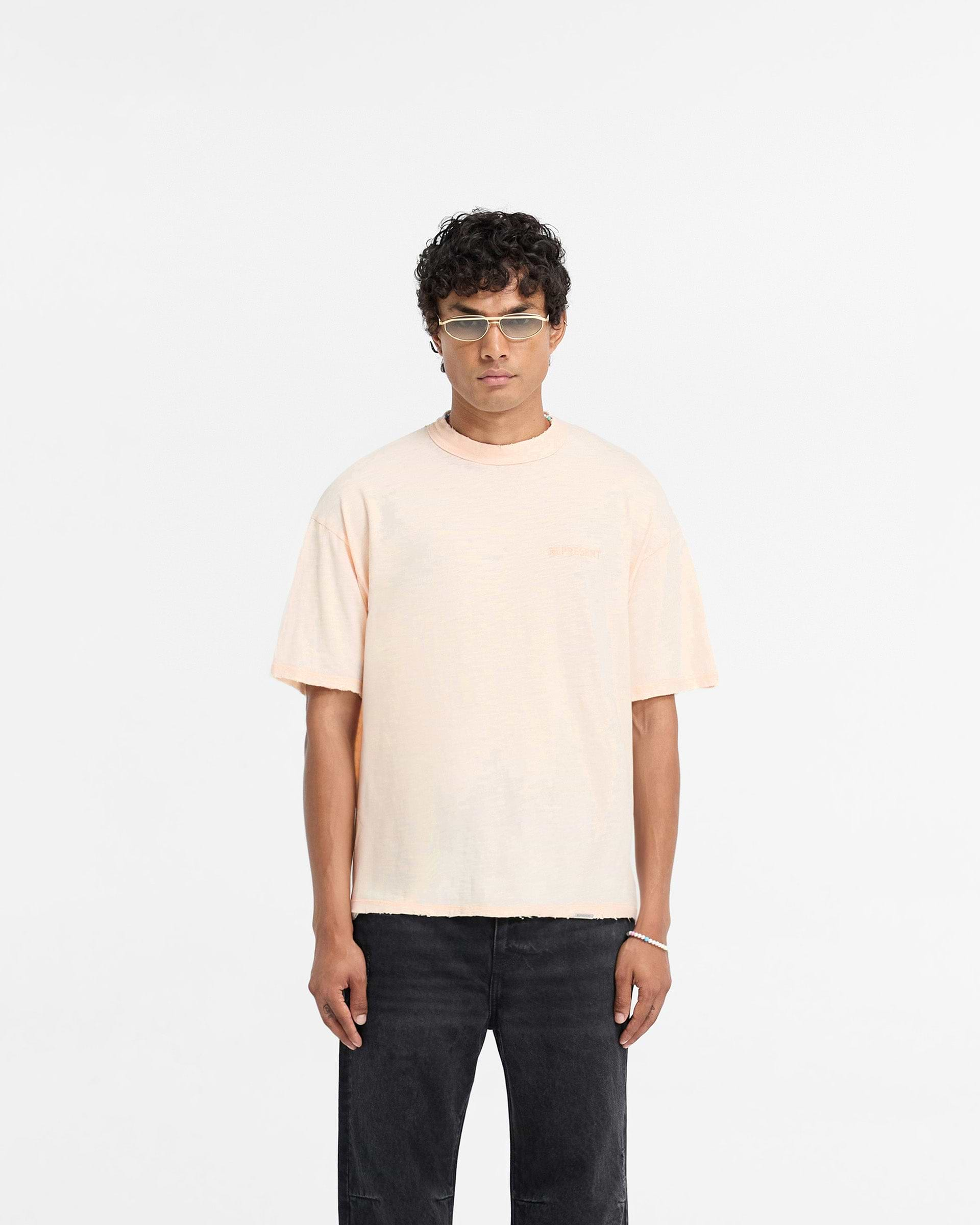 T-Shirt flammé - Peach Fuzz