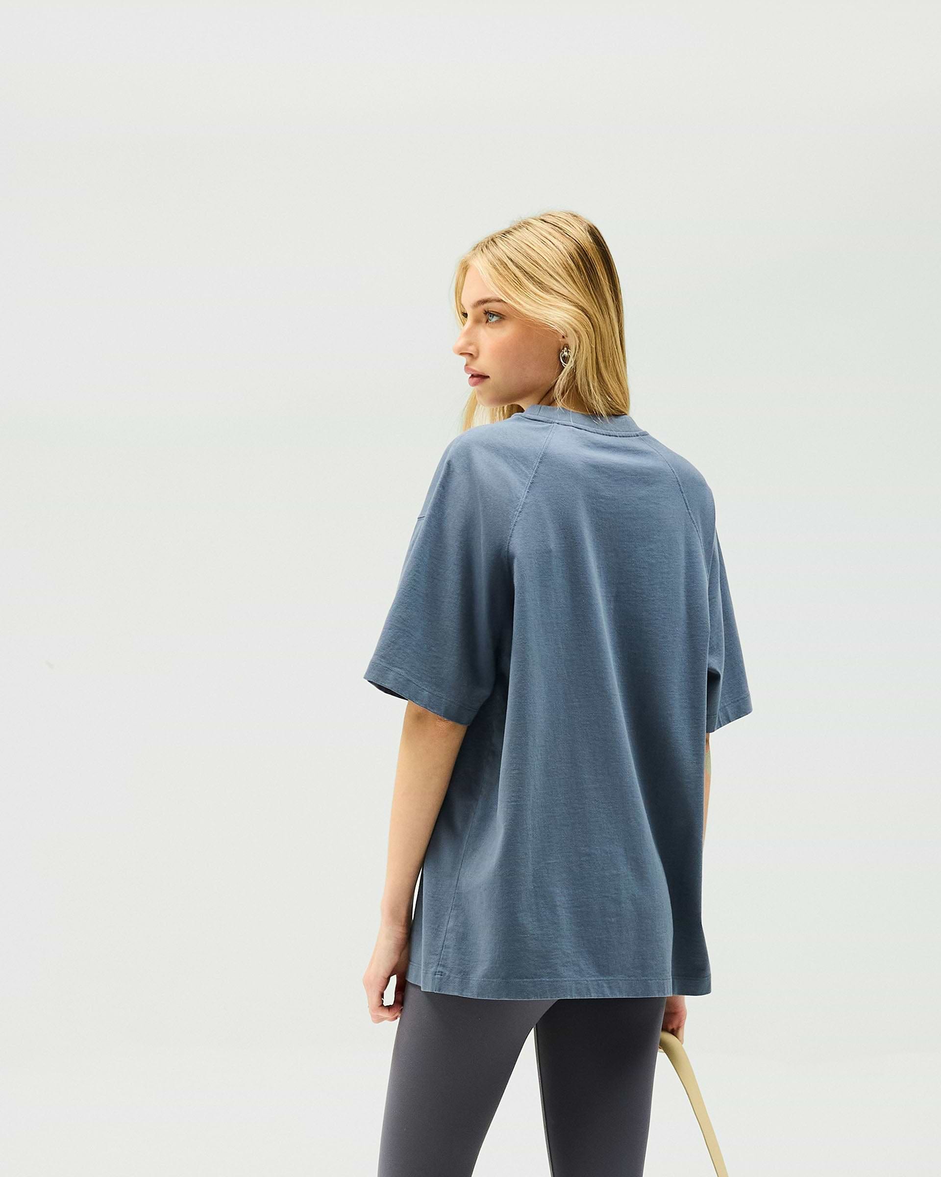 Owners Club Boyfriend T-Shirt - Bleu Acier