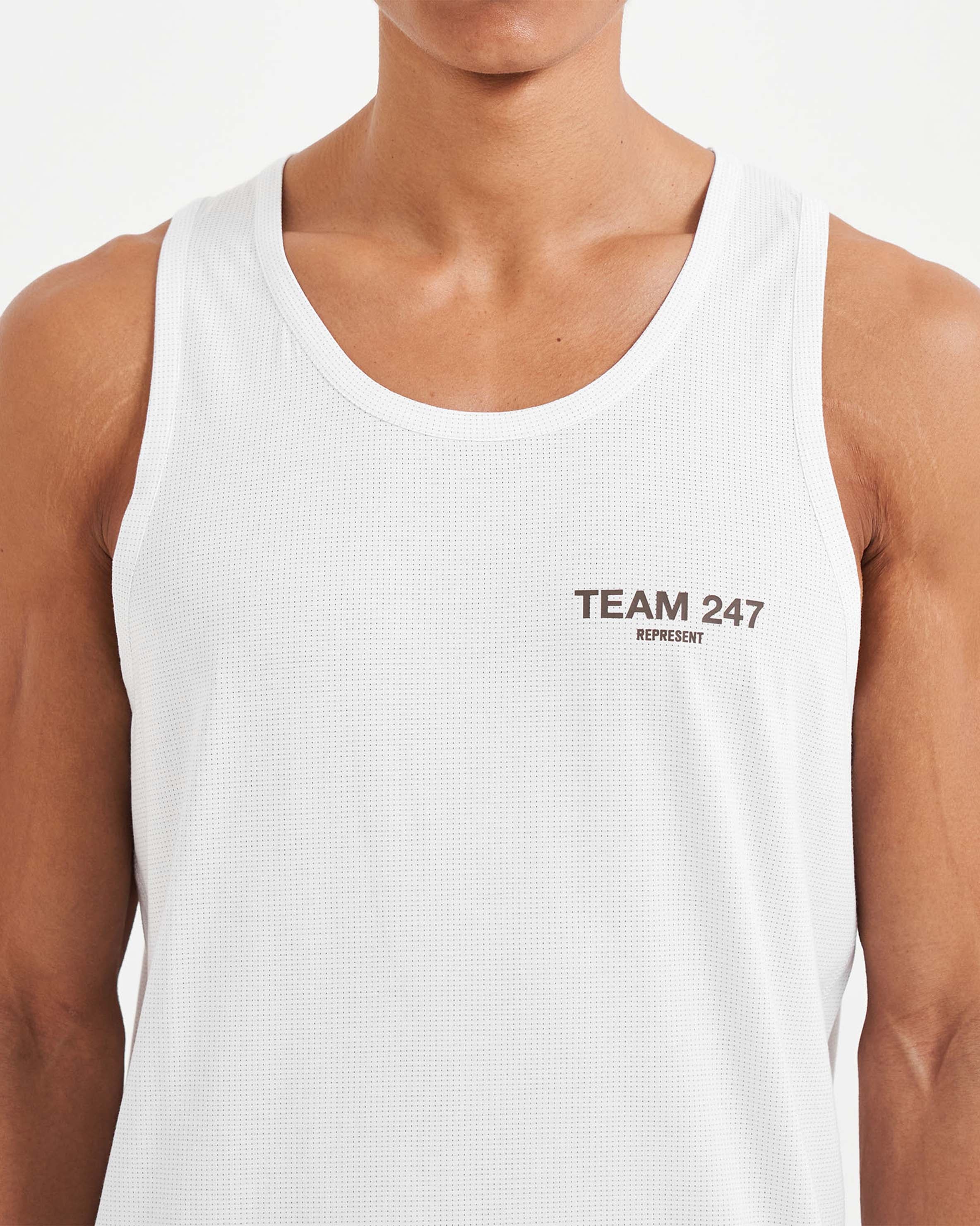 Gilet 247 Team Run - Blanc Plat