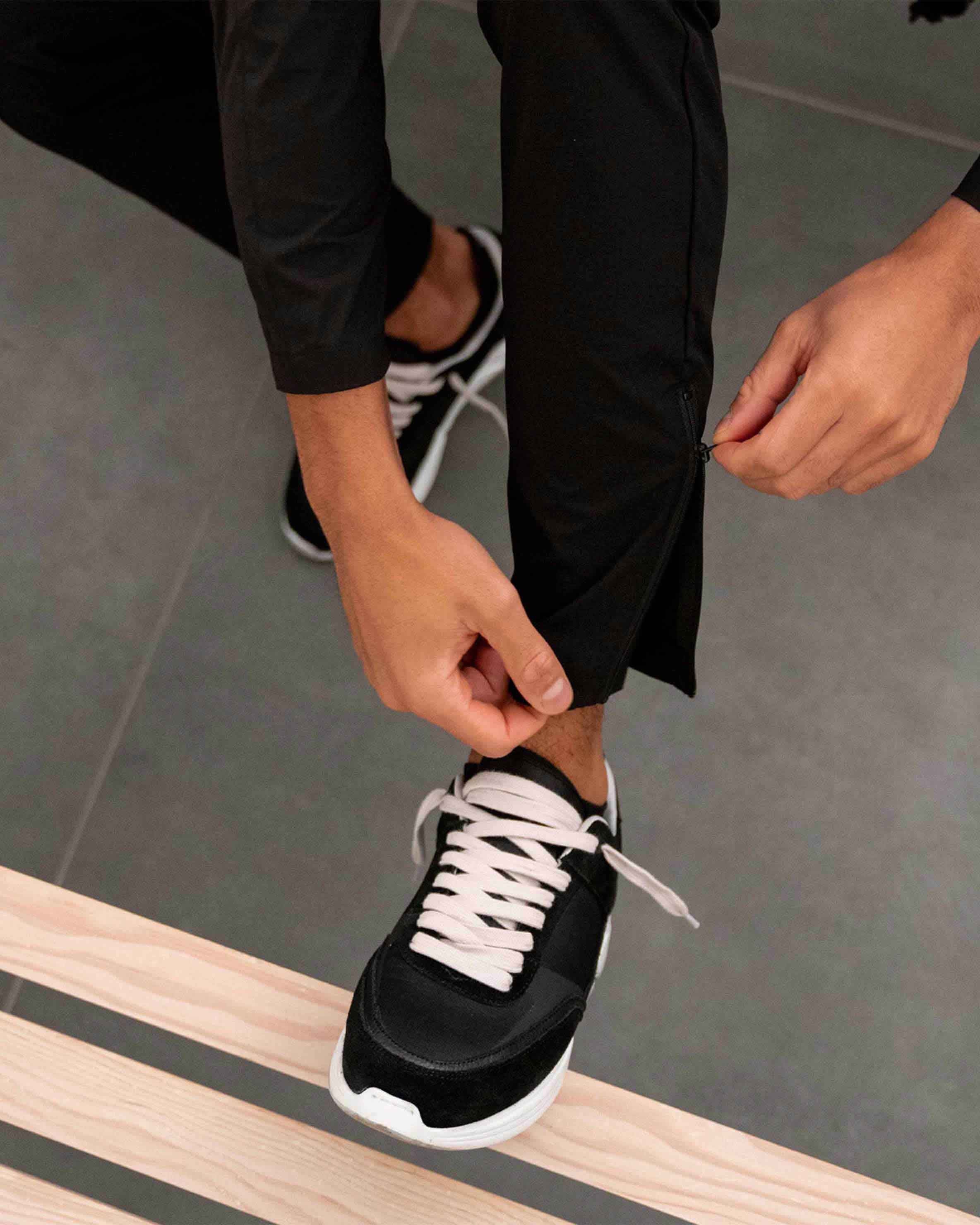 247 Zip Pant - Schwarz