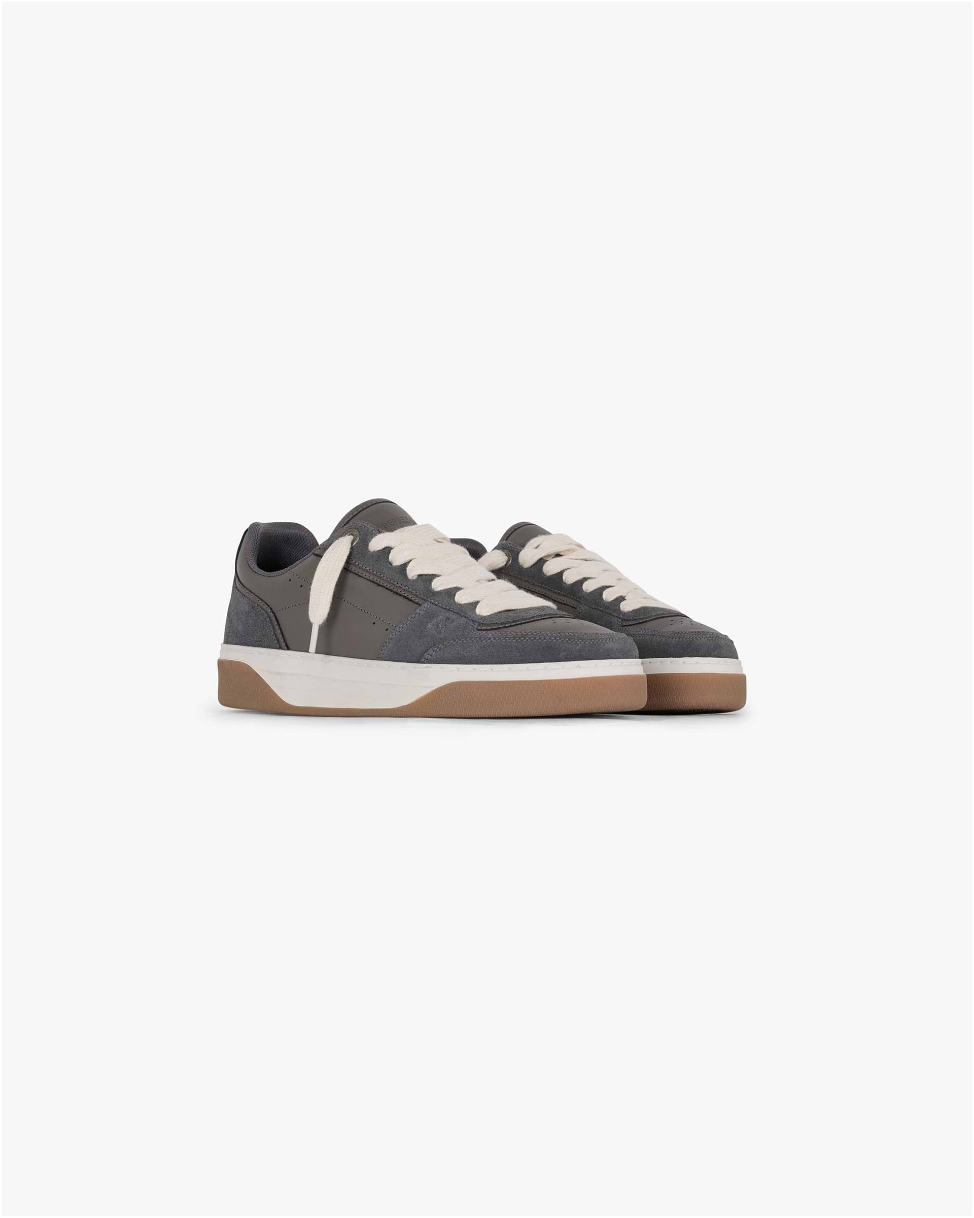 Initial Sneaker - Suede - Dark Taupe