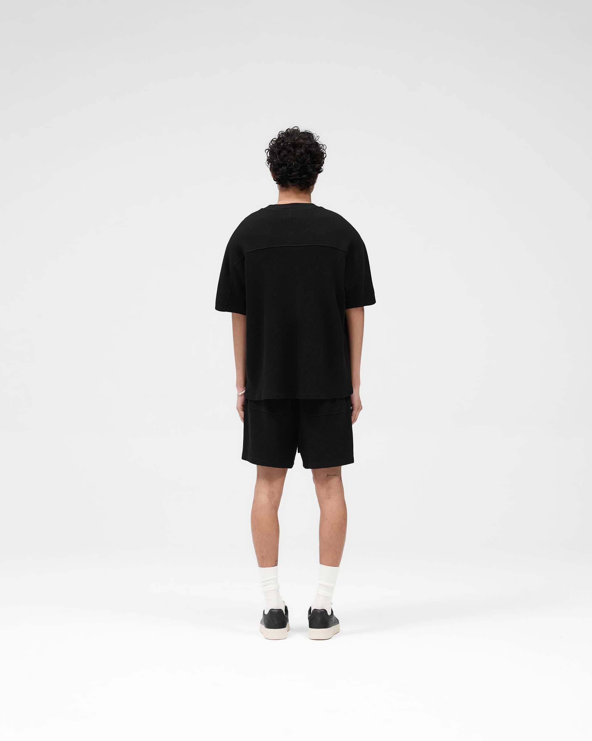 Waffle Shorts - Schwarz