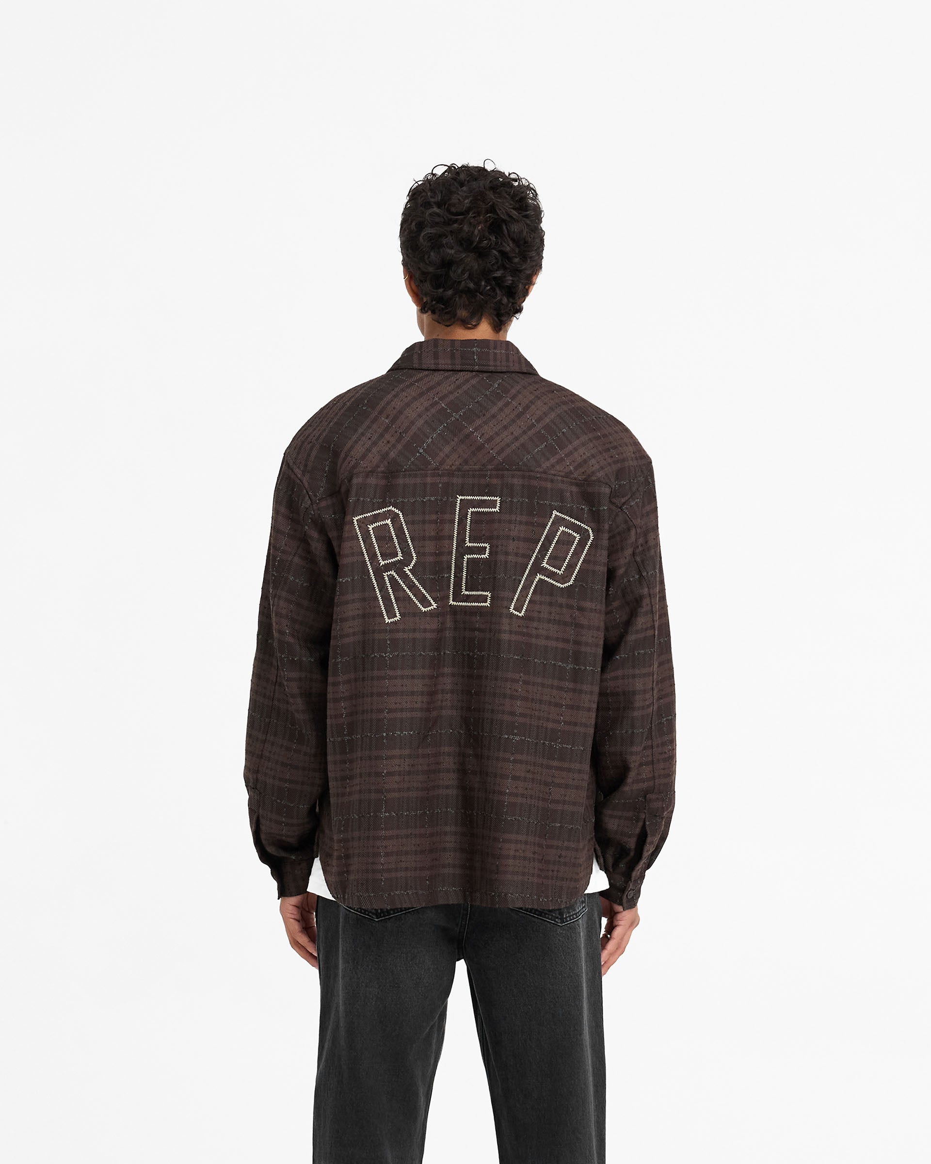 Rep Flannel Shirt - Kaffee