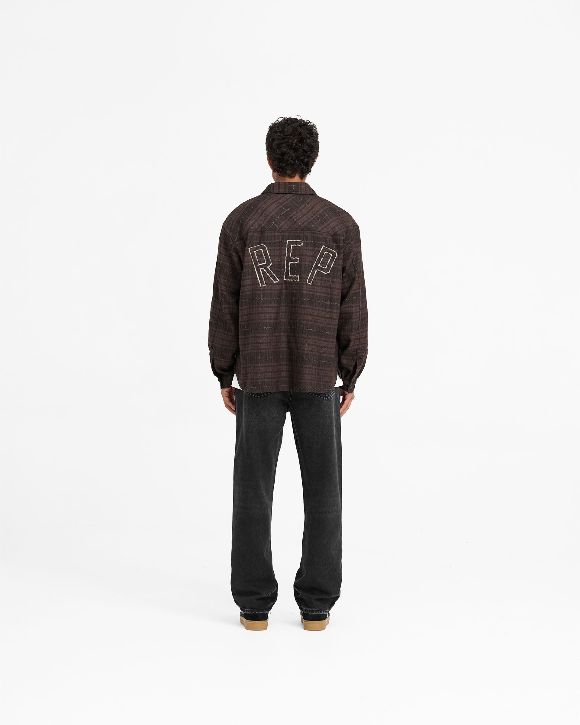 Rep Flannel Shirt - Kaffee