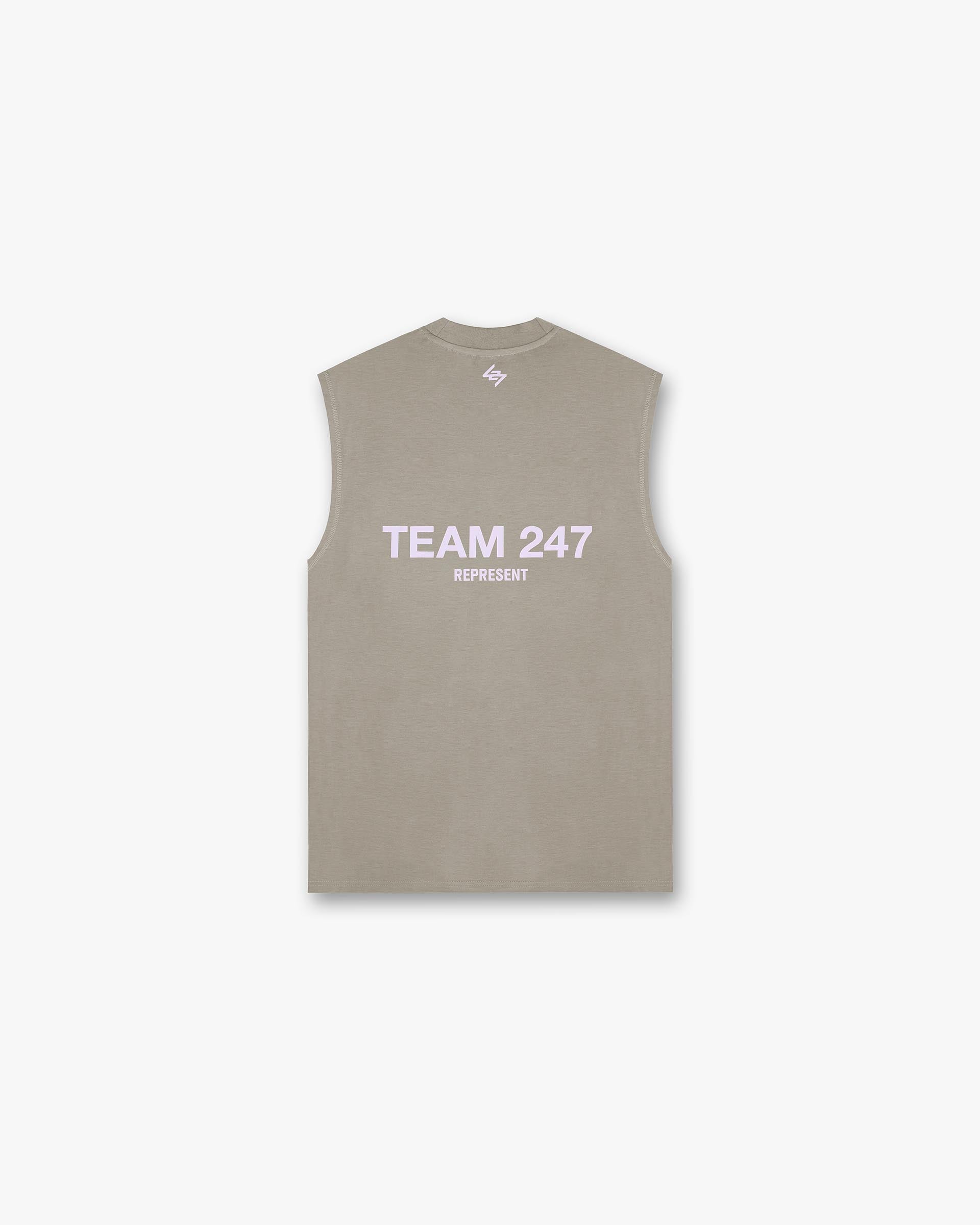 Team 247 Oversized Tank - Khaki Flieder