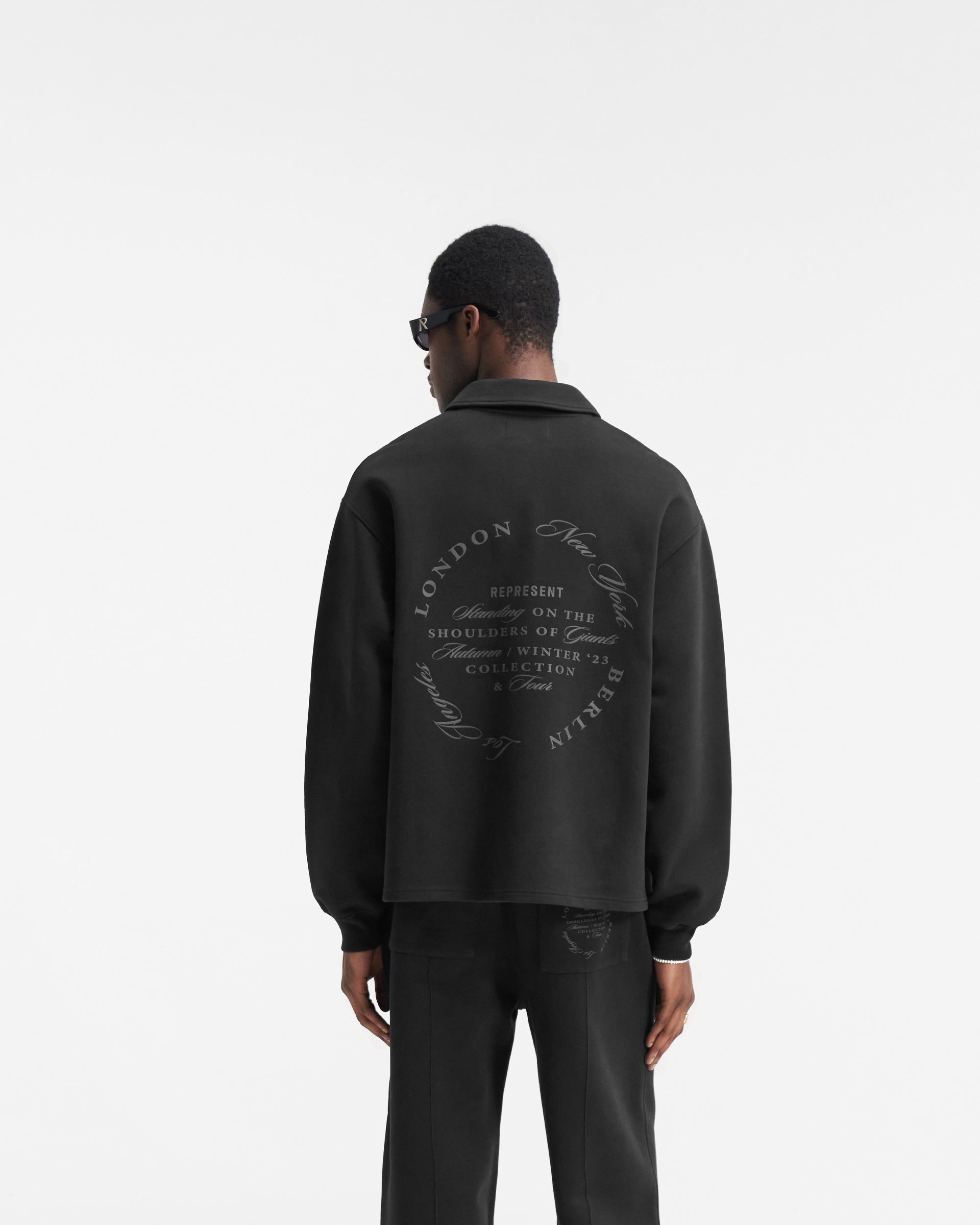 Pull quart de zip Season Tour - Noir