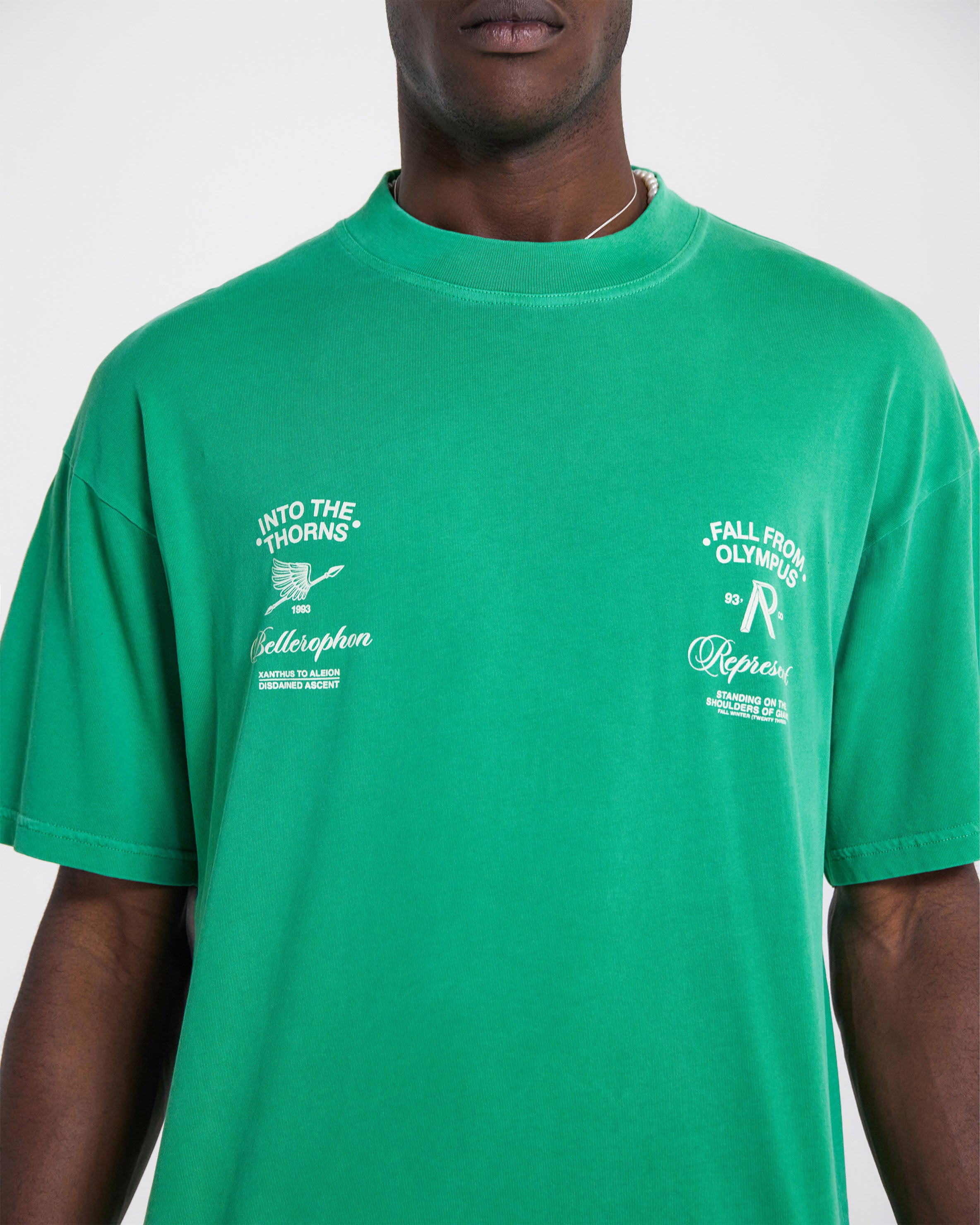 T-Shirt Automne De L'Olympe - Vert Île