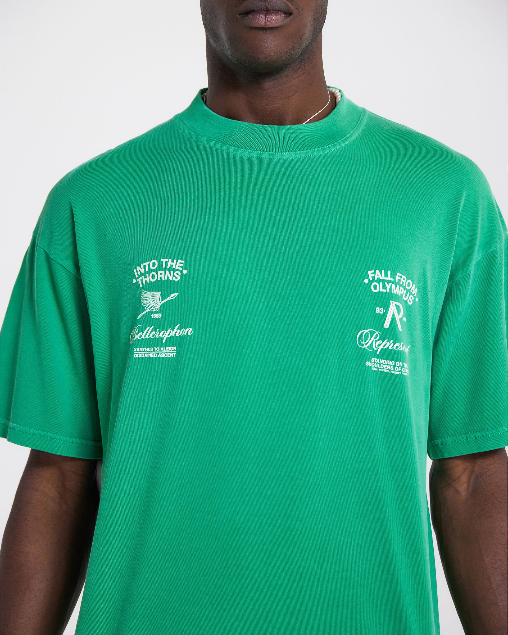 Fall From Olympus T-Shirt - Island Green