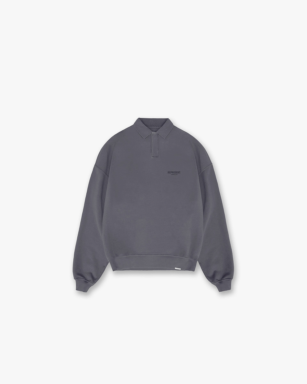 Represent Owners Club Long Sleeve Polo Sweater - STURM