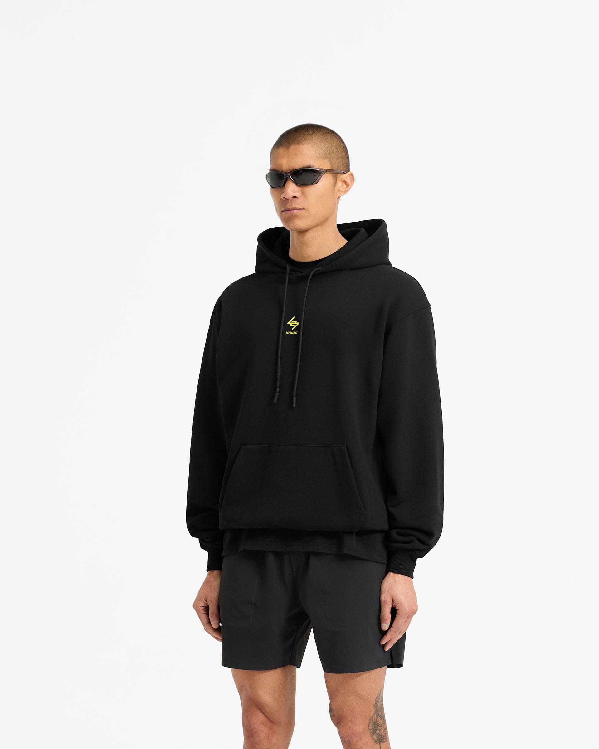247 Chicago Oversized Hoodie - Jet Schwarz